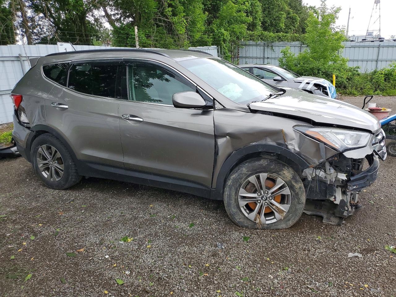 2014 Hyundai Santa Fe Sport 2.4l Gray vin: 5XYZT3LB1EG169555