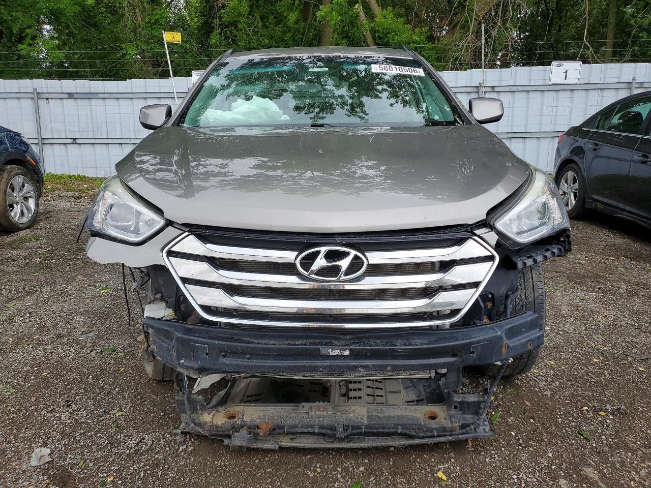 2014 Hyundai Santa Fe Sport 2.4l Gray vin: 5XYZT3LB1EG169555