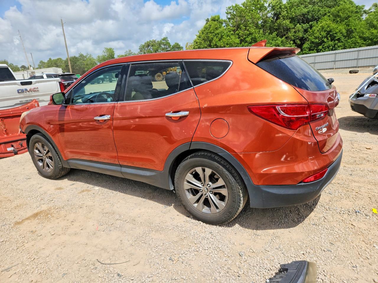 2015 Hyundai Santa Fe Sport 2.4l Orange vin: 5XYZT3LB1FG235197