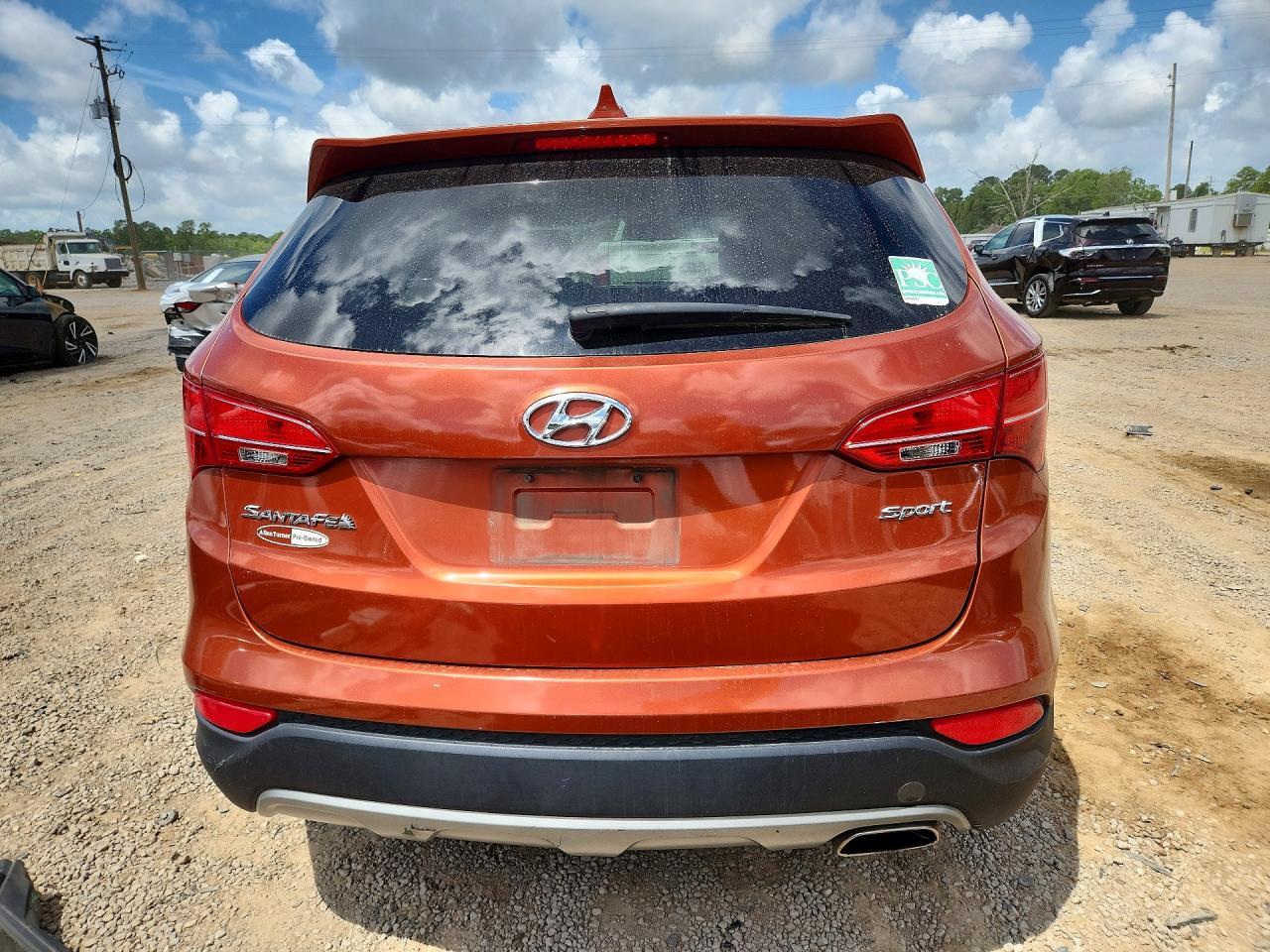 2015 Hyundai Santa Fe Sport 2.4l Orange vin: 5XYZT3LB1FG235197