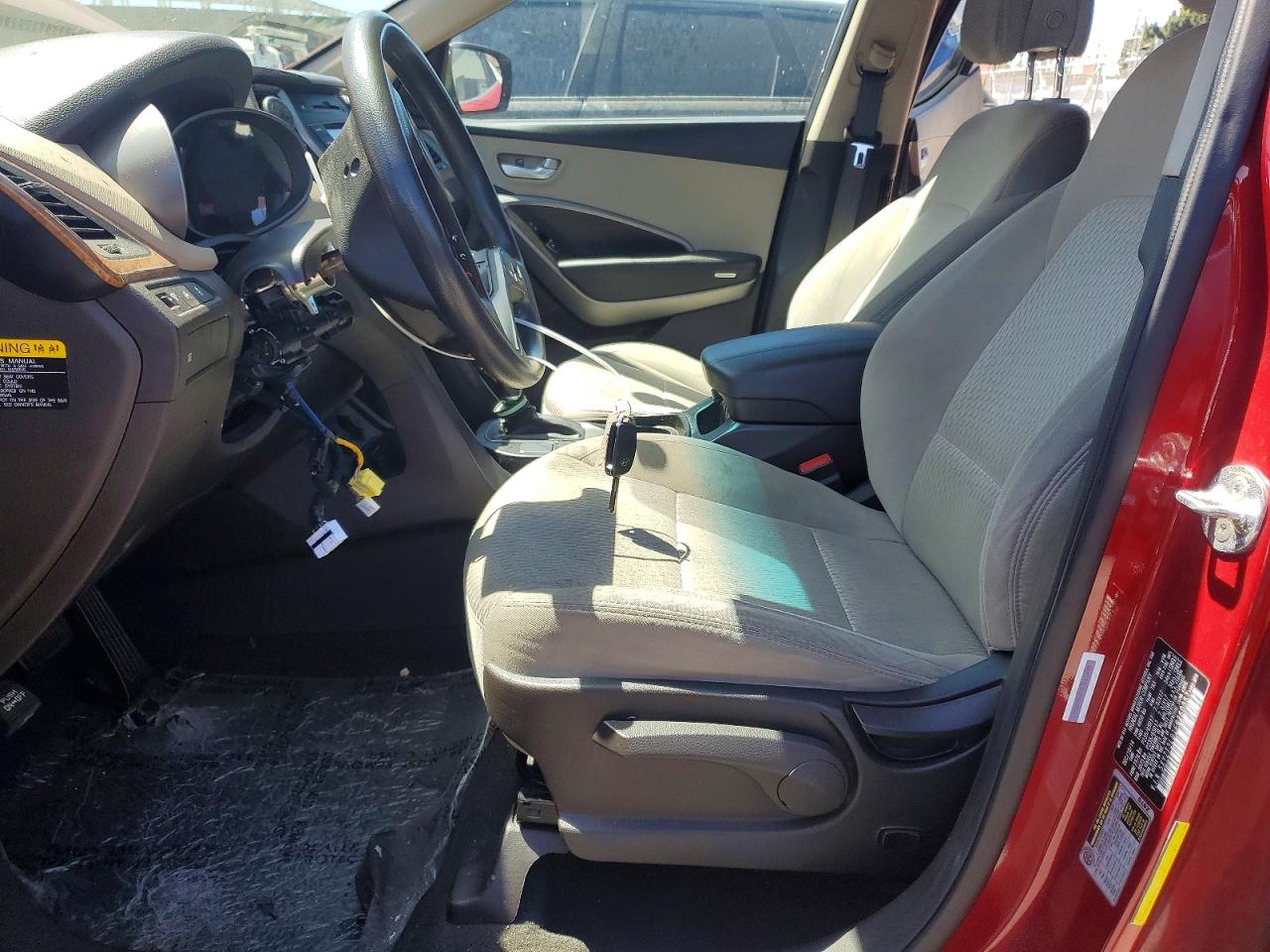 2015 Hyundai Santa Fe Sport 2.4l Red vin: 5XYZT3LB1FG260357