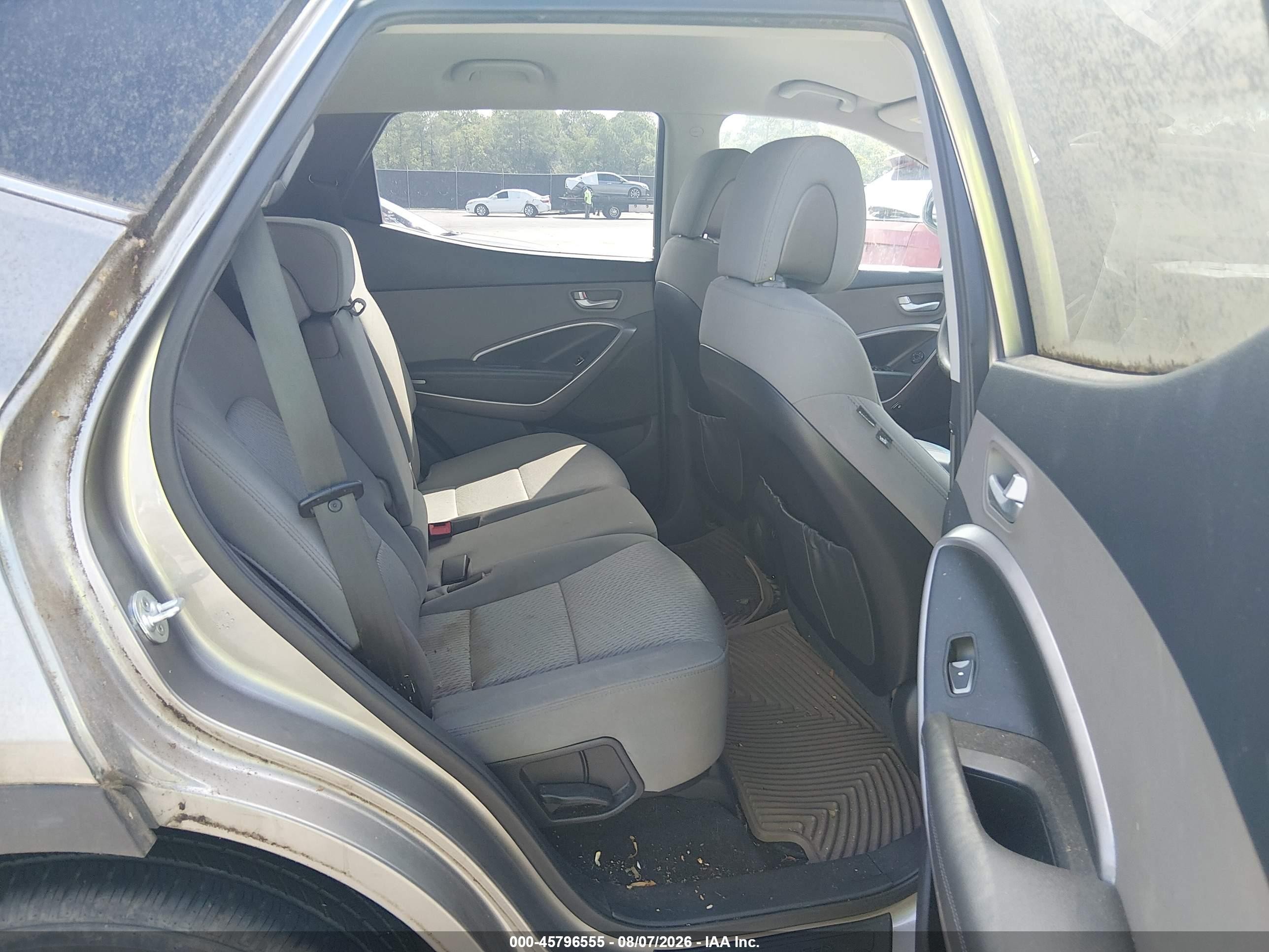 2015 Hyundai Santa Fe Sport 2.4l Gray vin: 5XYZT3LB1FG281385