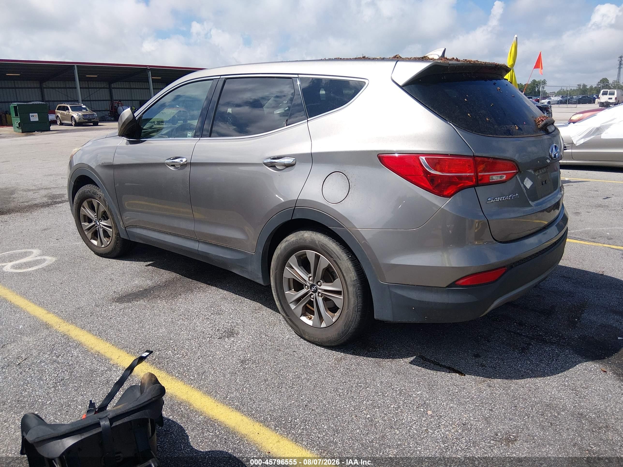 2015 Hyundai Santa Fe Sport 2.4l Gray vin: 5XYZT3LB1FG281385