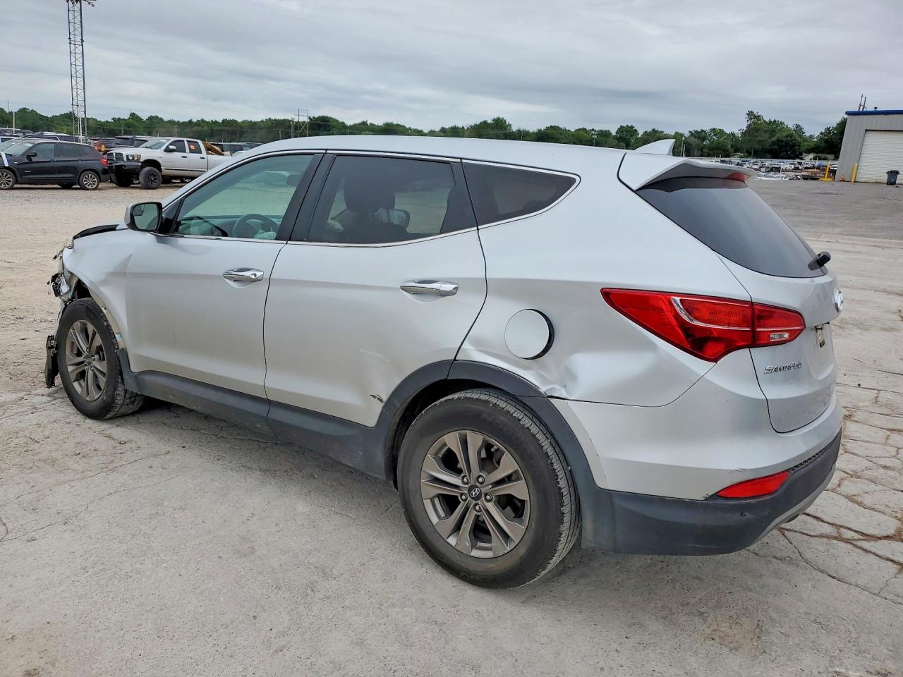 2015 Hyundai Santa Fe Sport 2.4l Silver vin: 5XYZT3LB1FG294847