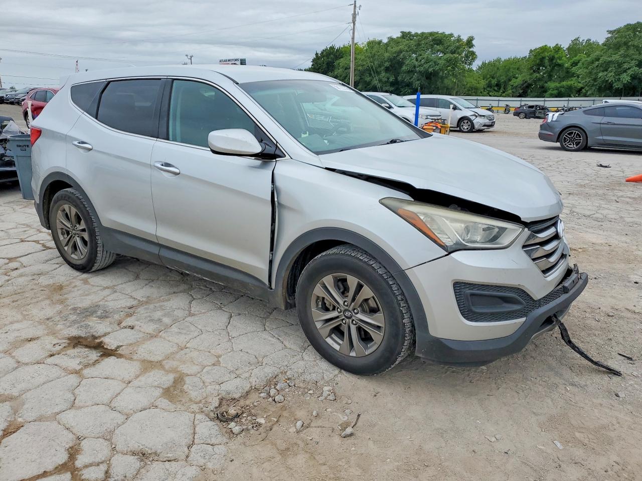 2015 Hyundai Santa Fe Sport 2.4l Silver vin: 5XYZT3LB1FG294847