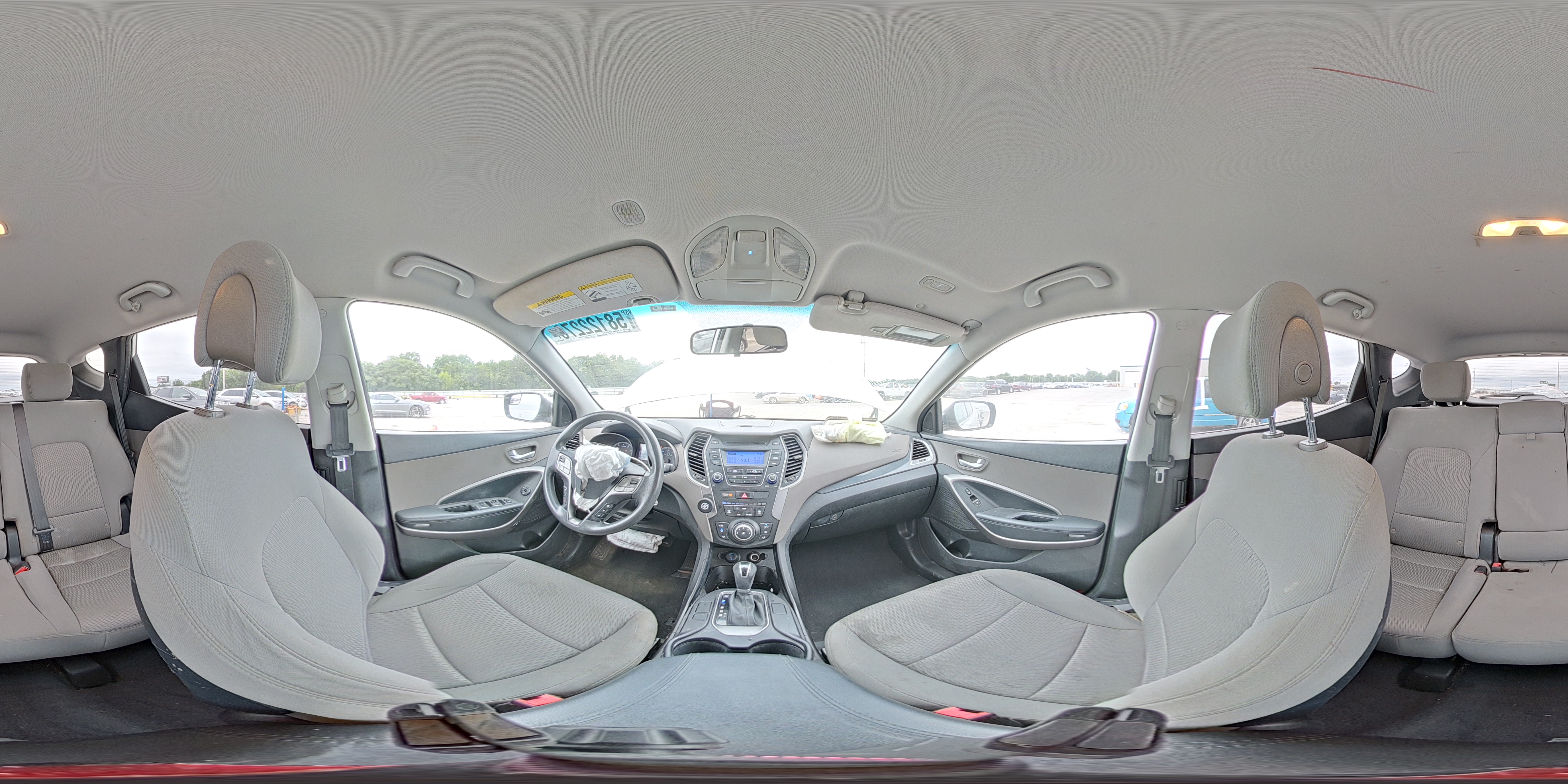 2015 Hyundai Santa Fe Sport 2.4l Silver vin: 5XYZT3LB1FG294847