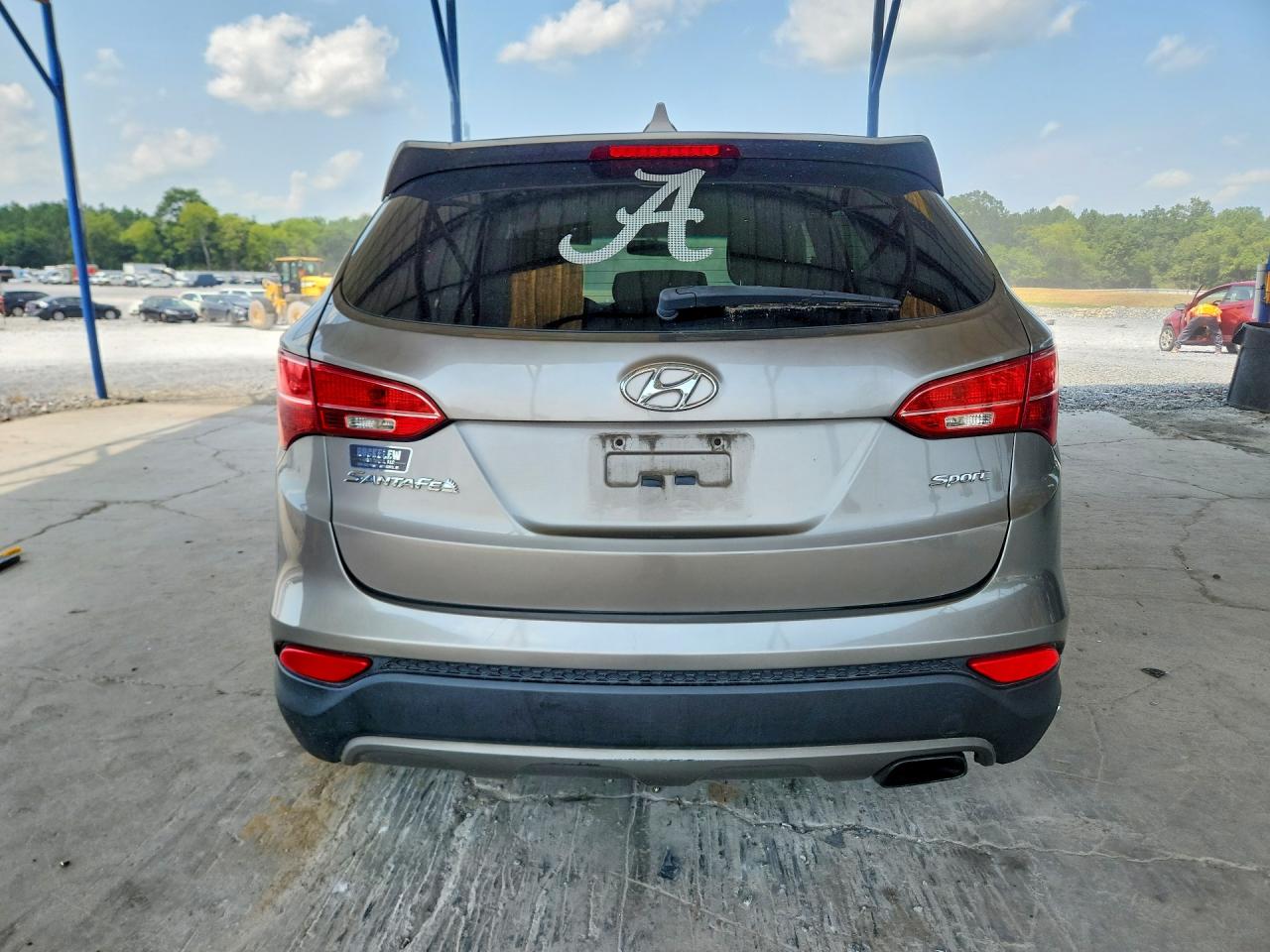 2016 Hyundai Santa Fe Sport 2.4l Gray vin: 5XYZT3LB1GG333504