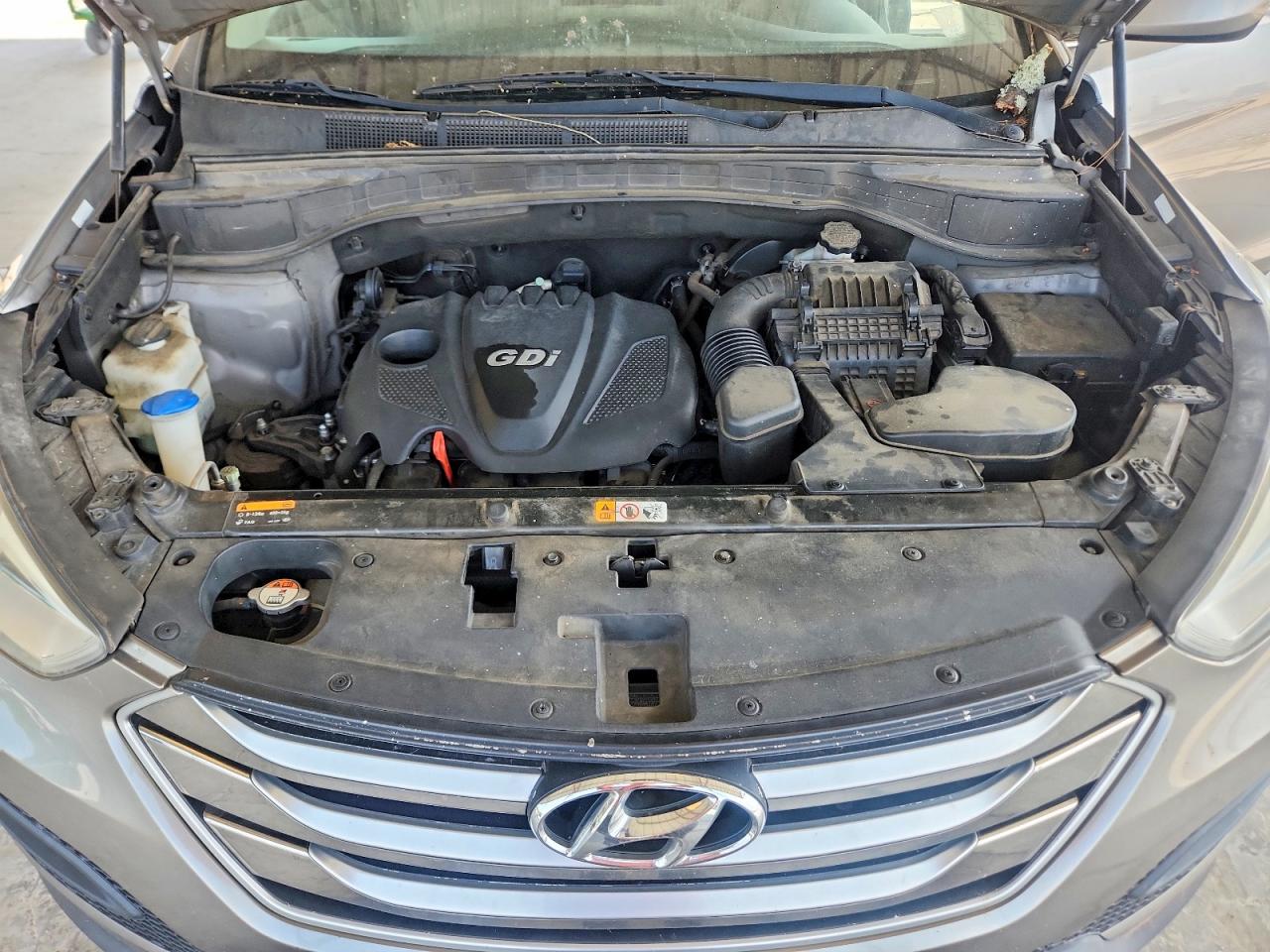 2016 Hyundai Santa Fe Sport 2.4l Gray vin: 5XYZT3LB1GG333504