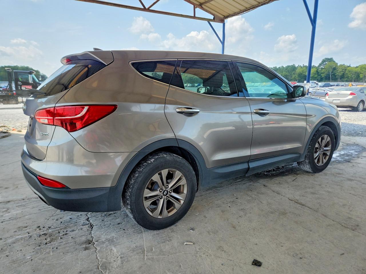2016 Hyundai Santa Fe Sport 2.4l Gray vin: 5XYZT3LB1GG333504