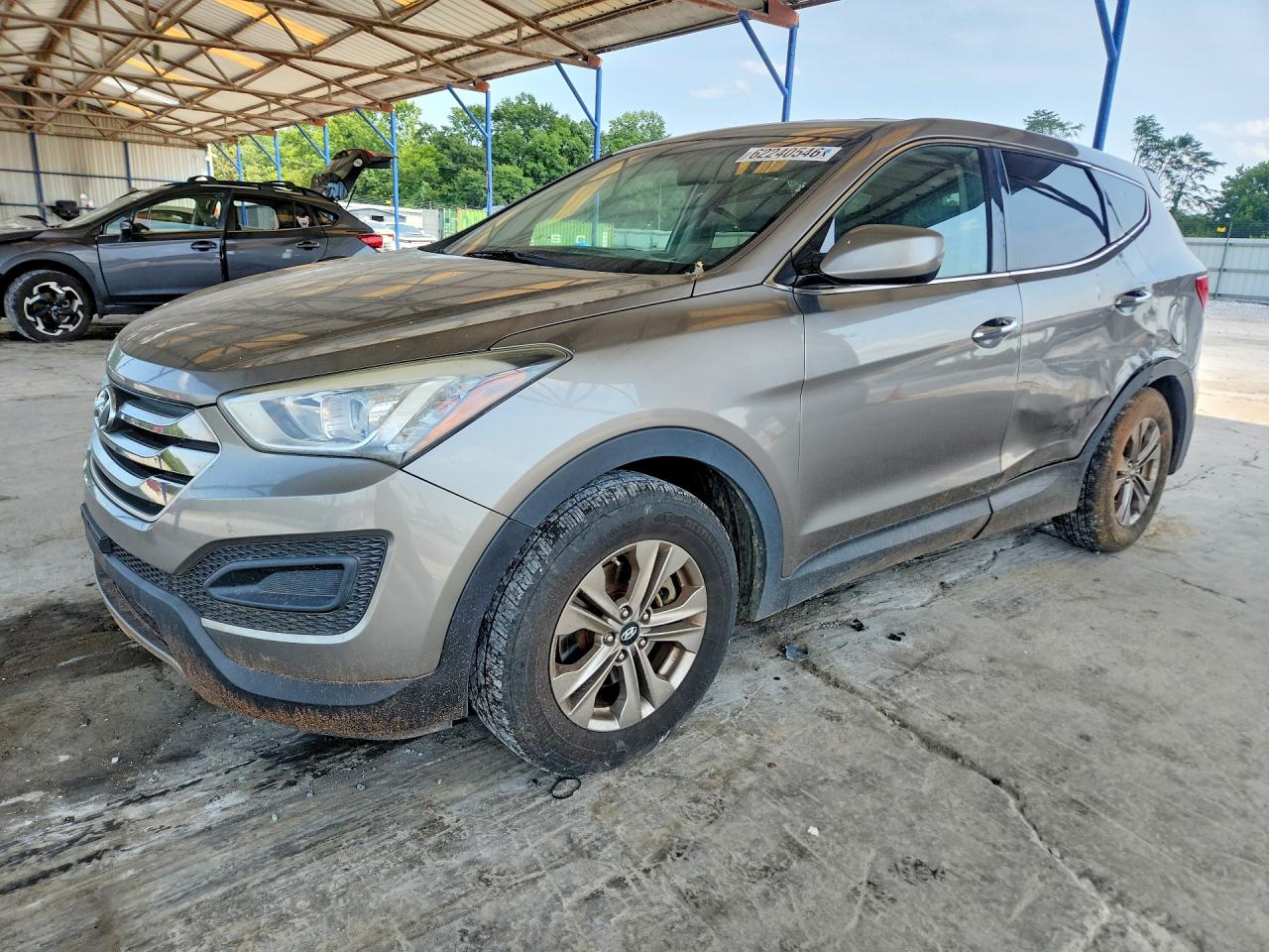2016 Hyundai Santa Fe Sport 2.4l Gray vin: 5XYZT3LB1GG333504