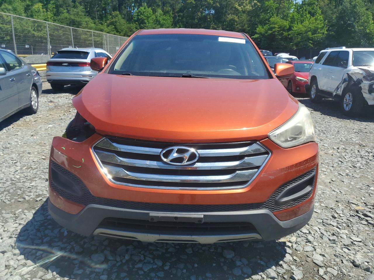 2013 Hyundai Santa Fe Sport 2.4l Orange vin: 5XYZT3LB2DG013488