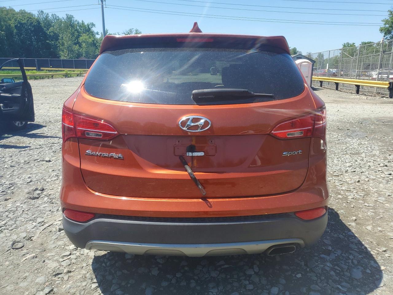 2013 Hyundai Santa Fe Sport 2.4l Orange vin: 5XYZT3LB2DG013488