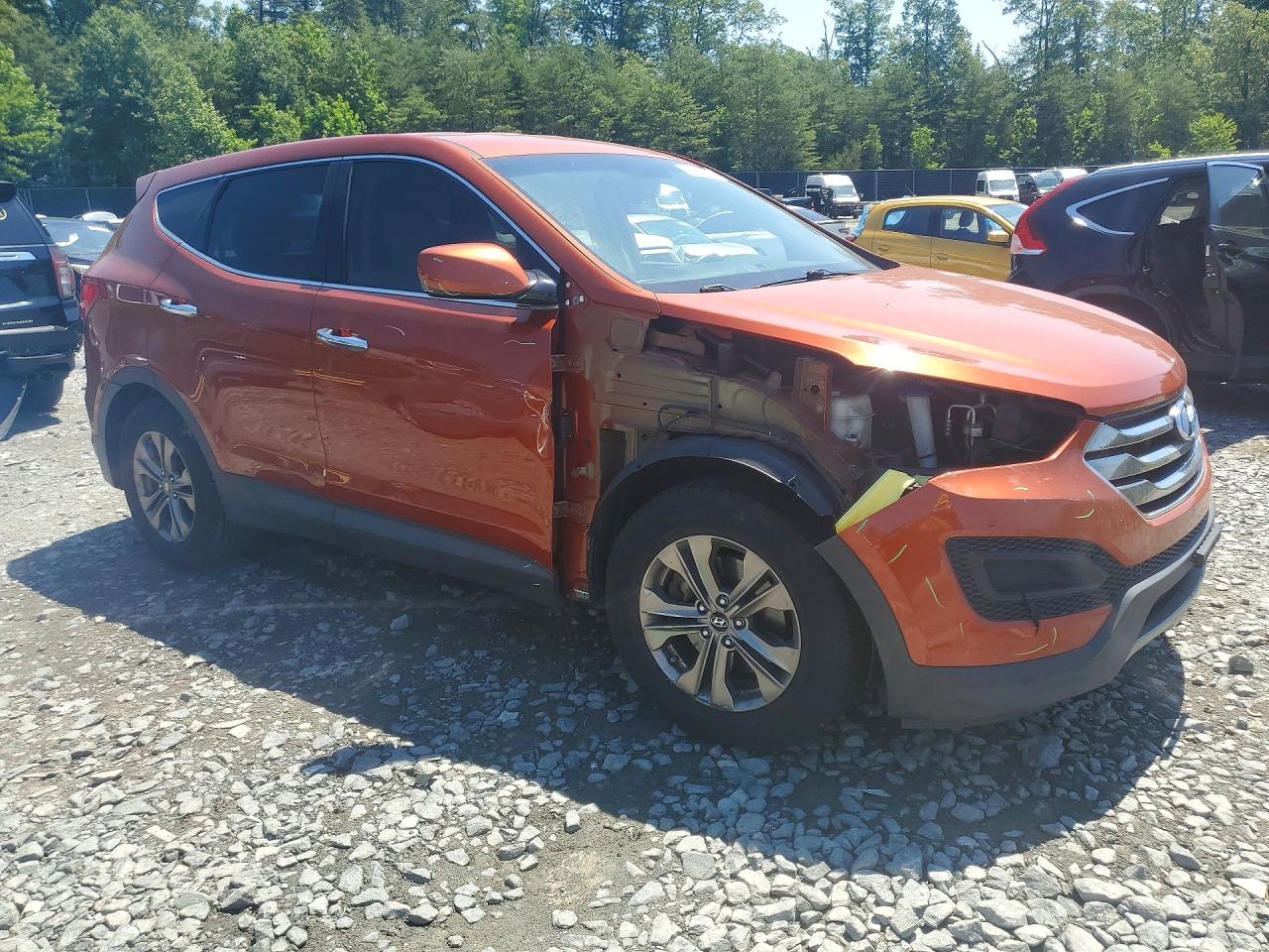 2013 Hyundai Santa Fe Sport 2.4l Orange vin: 5XYZT3LB2DG013488
