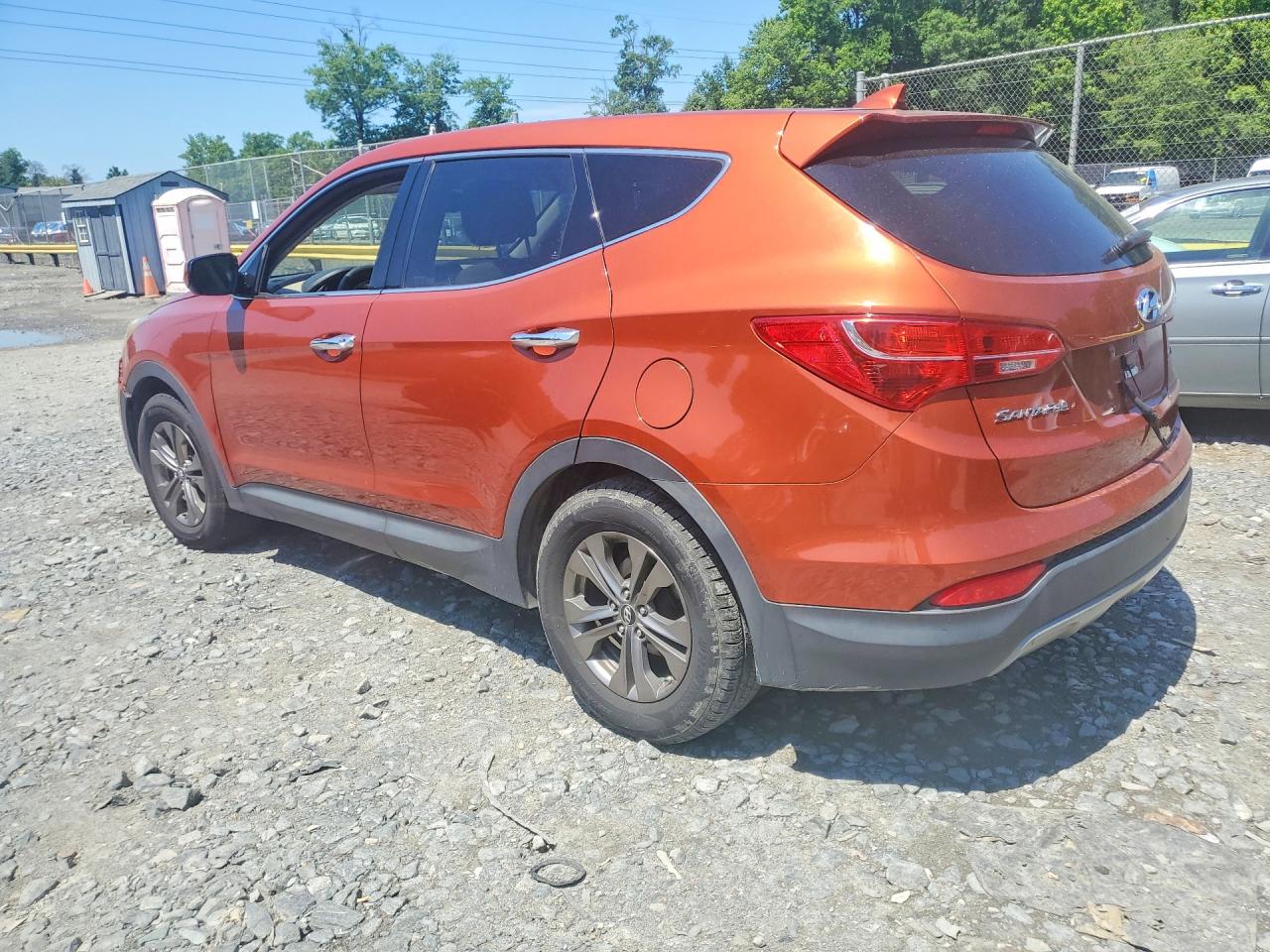 2013 Hyundai Santa Fe Sport 2.4l Orange vin: 5XYZT3LB2DG013488