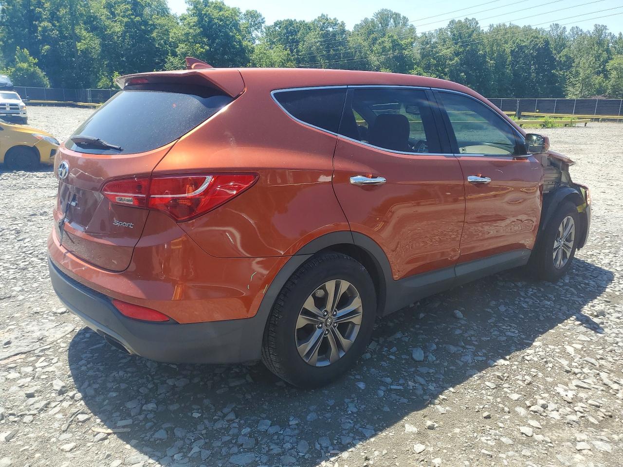 2013 Hyundai Santa Fe Sport 2.4l Orange vin: 5XYZT3LB2DG013488