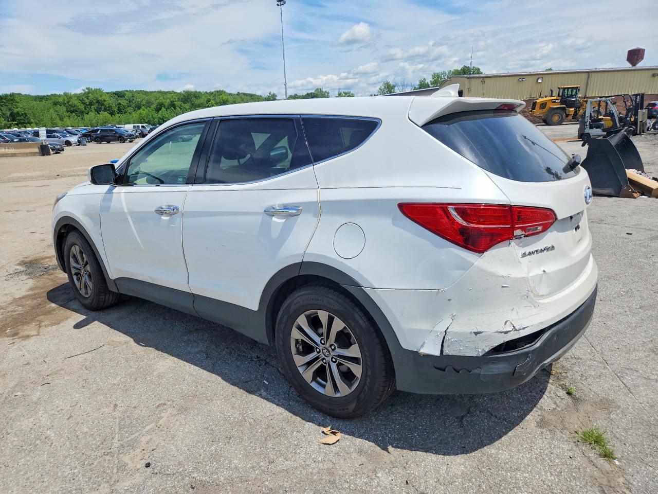 2013 Hyundai Santa Fe Sport 2.4l White vin: 5XYZT3LB2DG051397