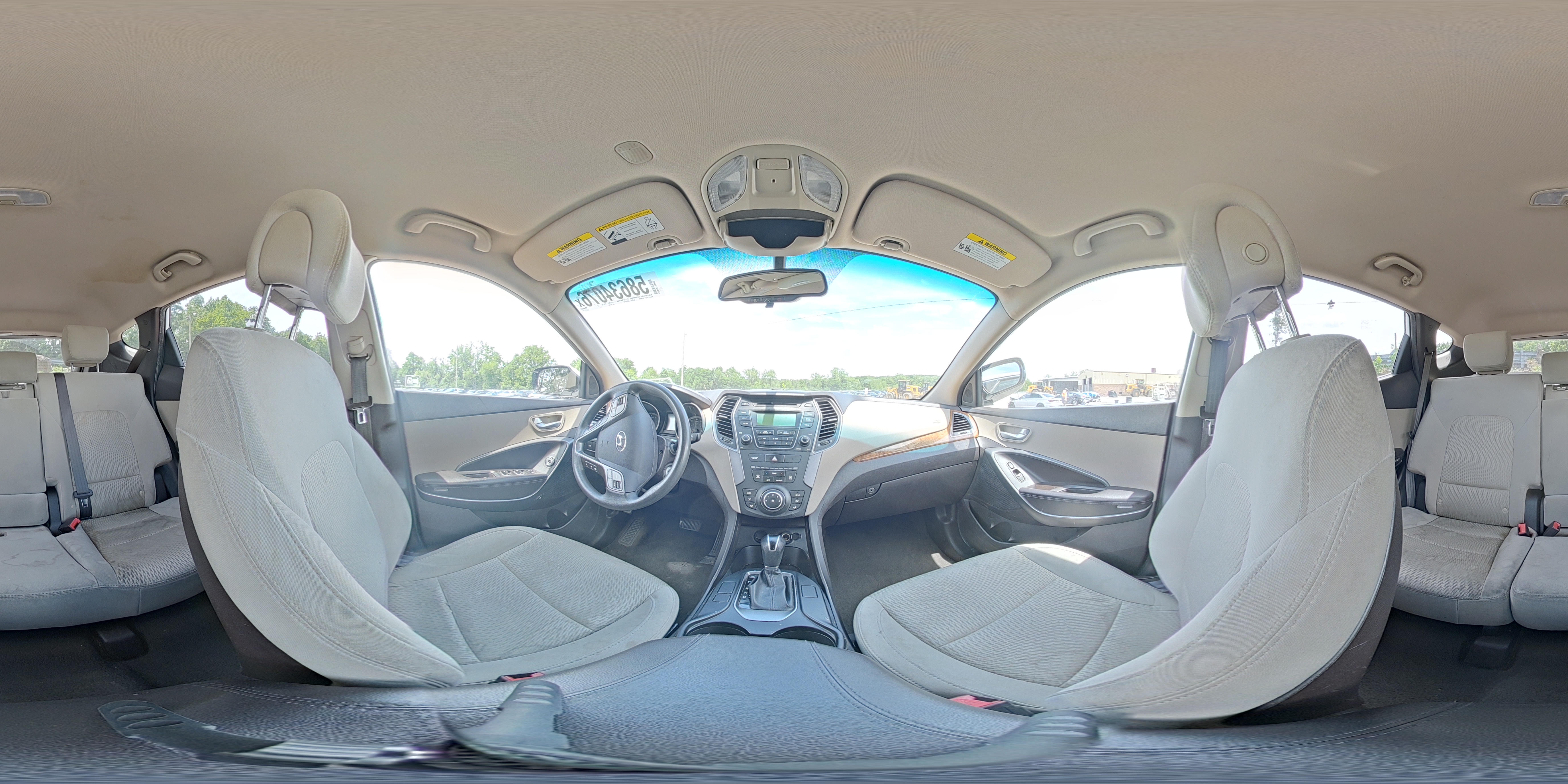 2013 Hyundai Santa Fe Sport 2.4l White vin: 5XYZT3LB2DG051397