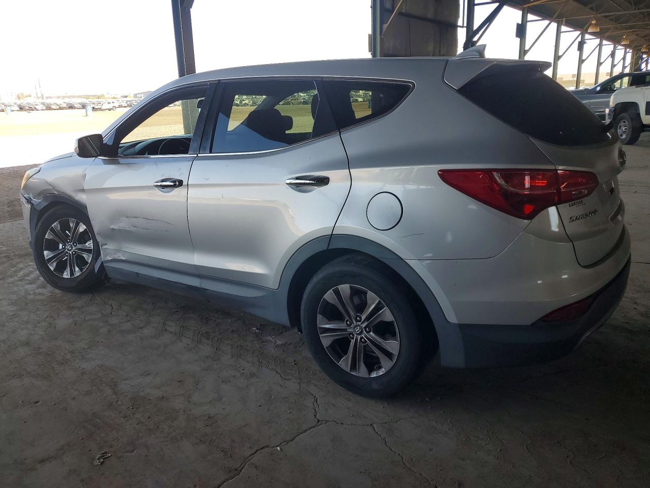 2014 Hyundai Santa Fe Sport 2.4l Silver vin: 5XYZT3LB2EG145717