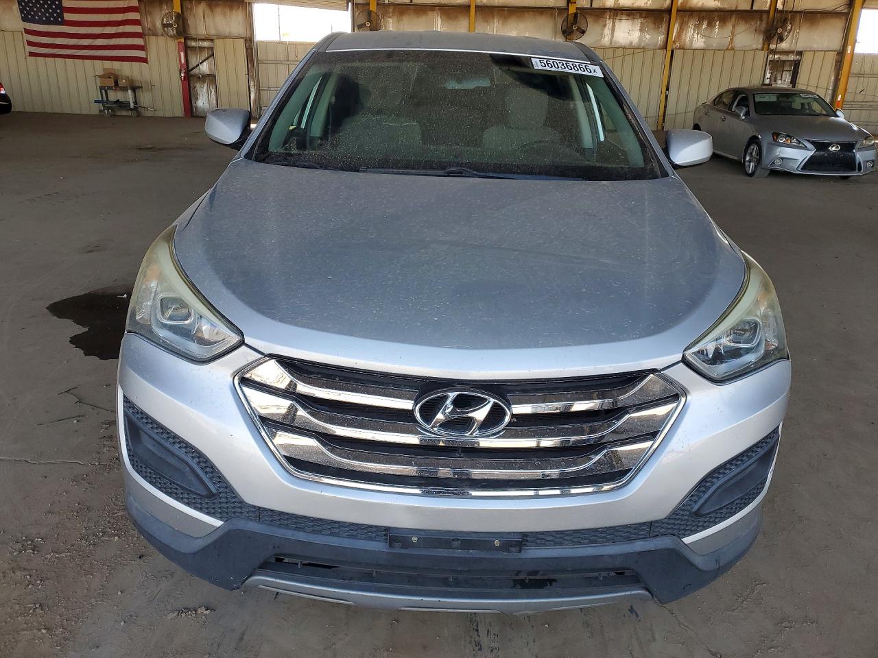 2014 Hyundai Santa Fe Sport 2.4l Silver vin: 5XYZT3LB2EG145717