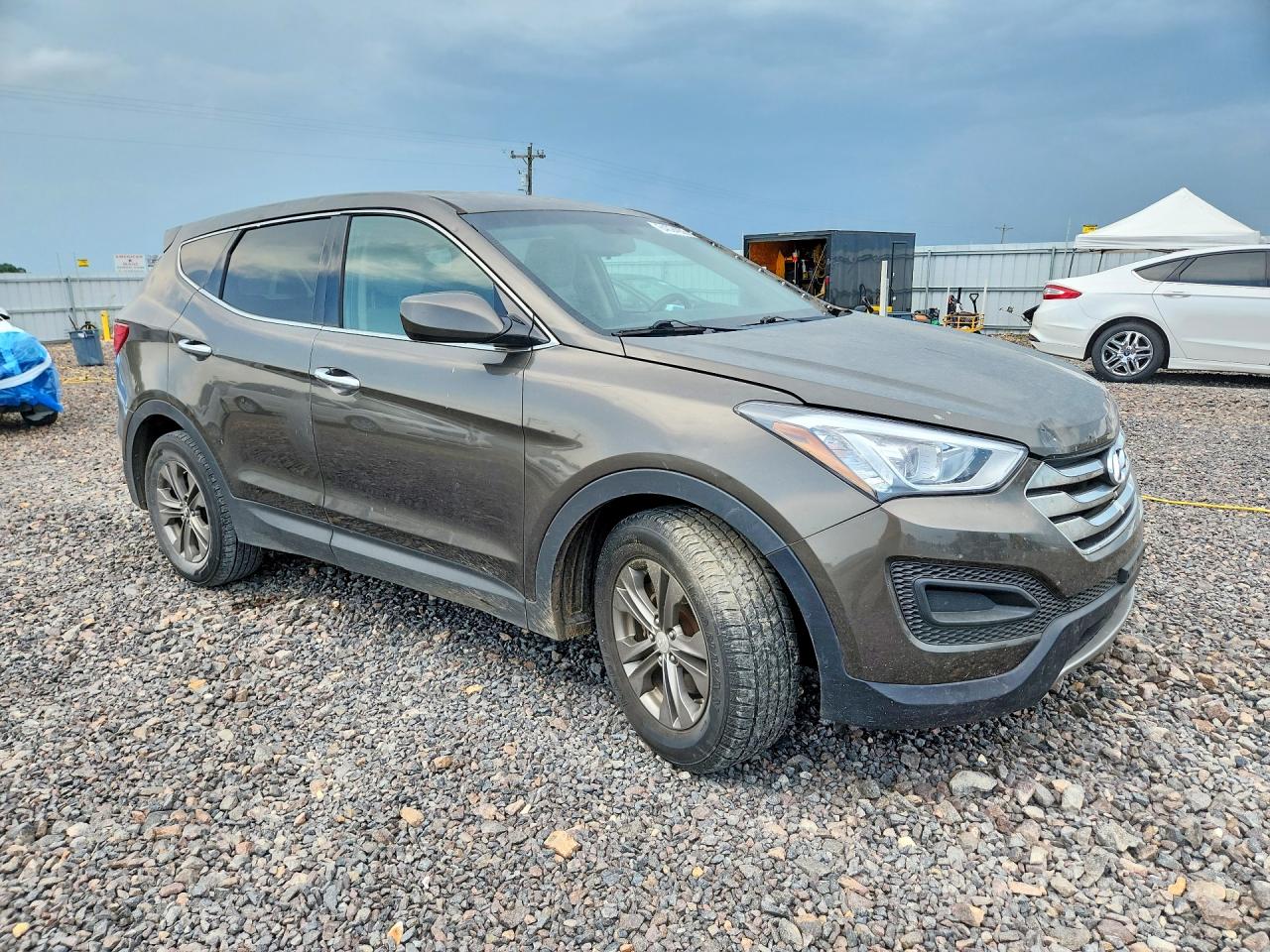 2014 Hyundai Santa Fe Sport 2.4l Желто-коричневый vin: 5XYZT3LB2EG202594
