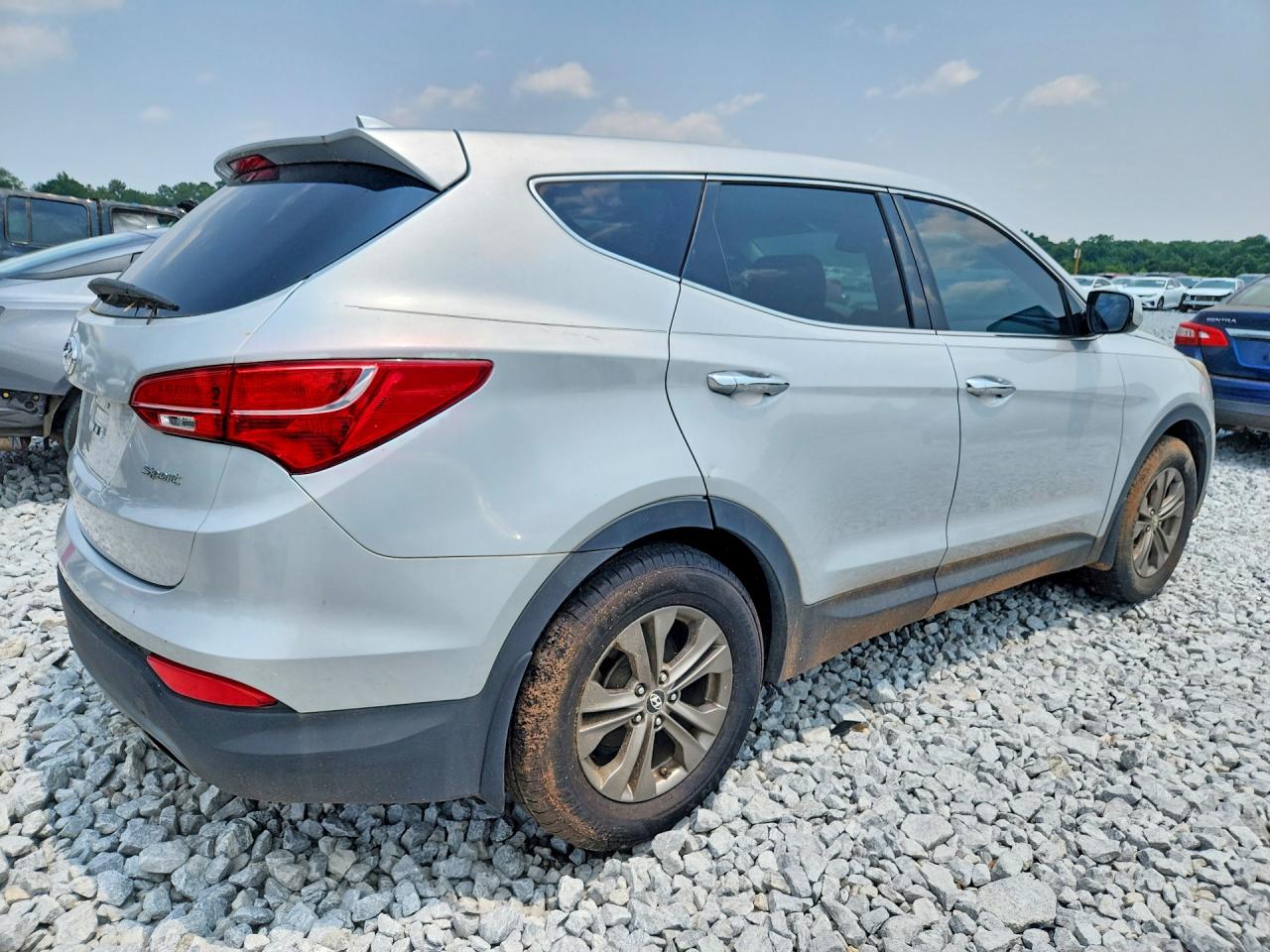 2014 Hyundai Santa Fe Sport 2.4l Серебряный vin: 5XYZT3LB2EG221629