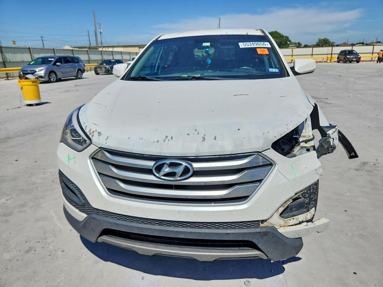 2015 Hyundai Santa Fe Sport 2.4l White vin: 5XYZT3LB2FG258228