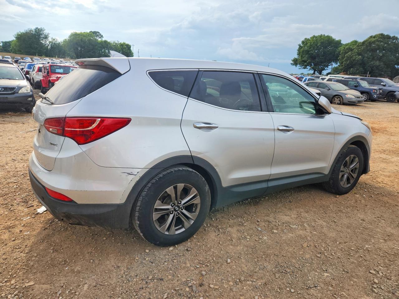 2015 Hyundai Santa Fe Sport 2.4l Silver vin: 5XYZT3LB2FG272081