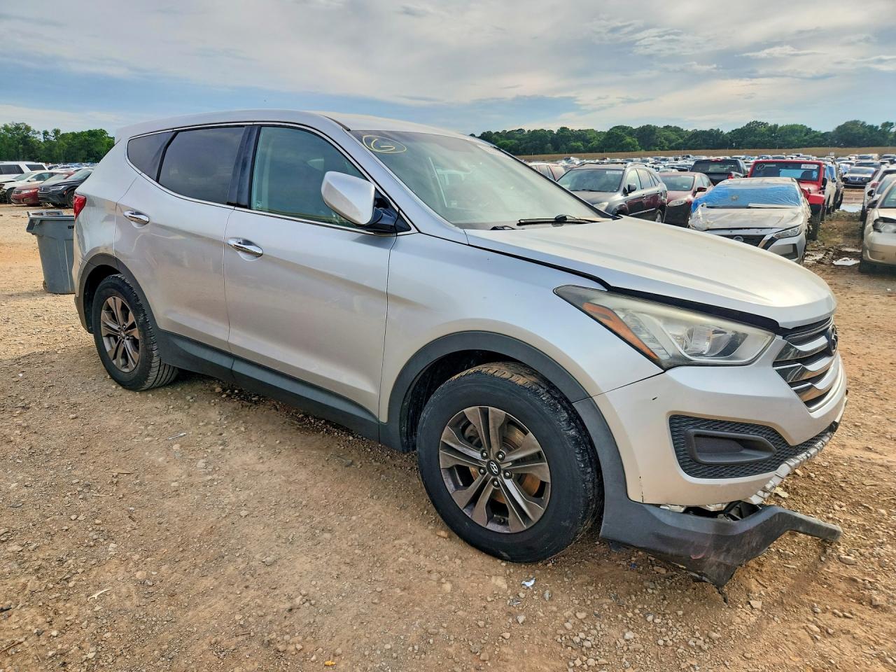 2015 Hyundai Santa Fe Sport 2.4l Silver vin: 5XYZT3LB2FG272081