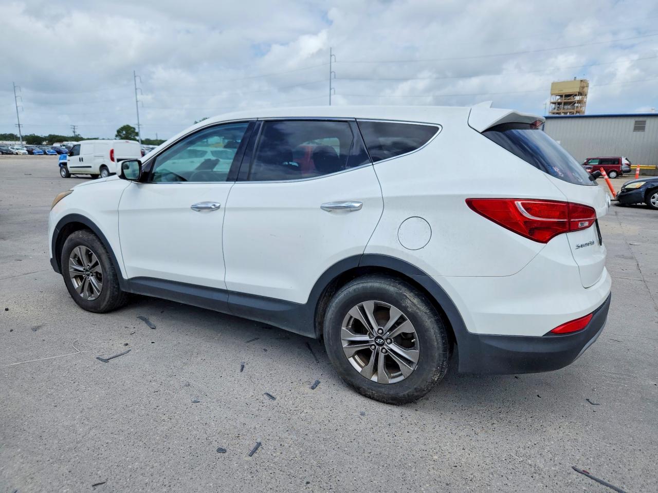 2015 Hyundai Santa Fe Sport 2.4l White vin: 5XYZT3LB2FG279645