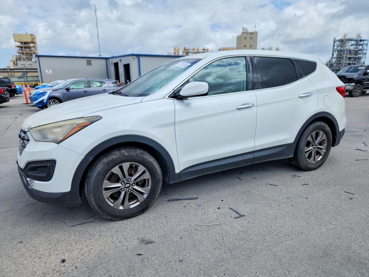 2015 Hyundai Santa Fe Sport 2.4l White vin: 5XYZT3LB2FG279645