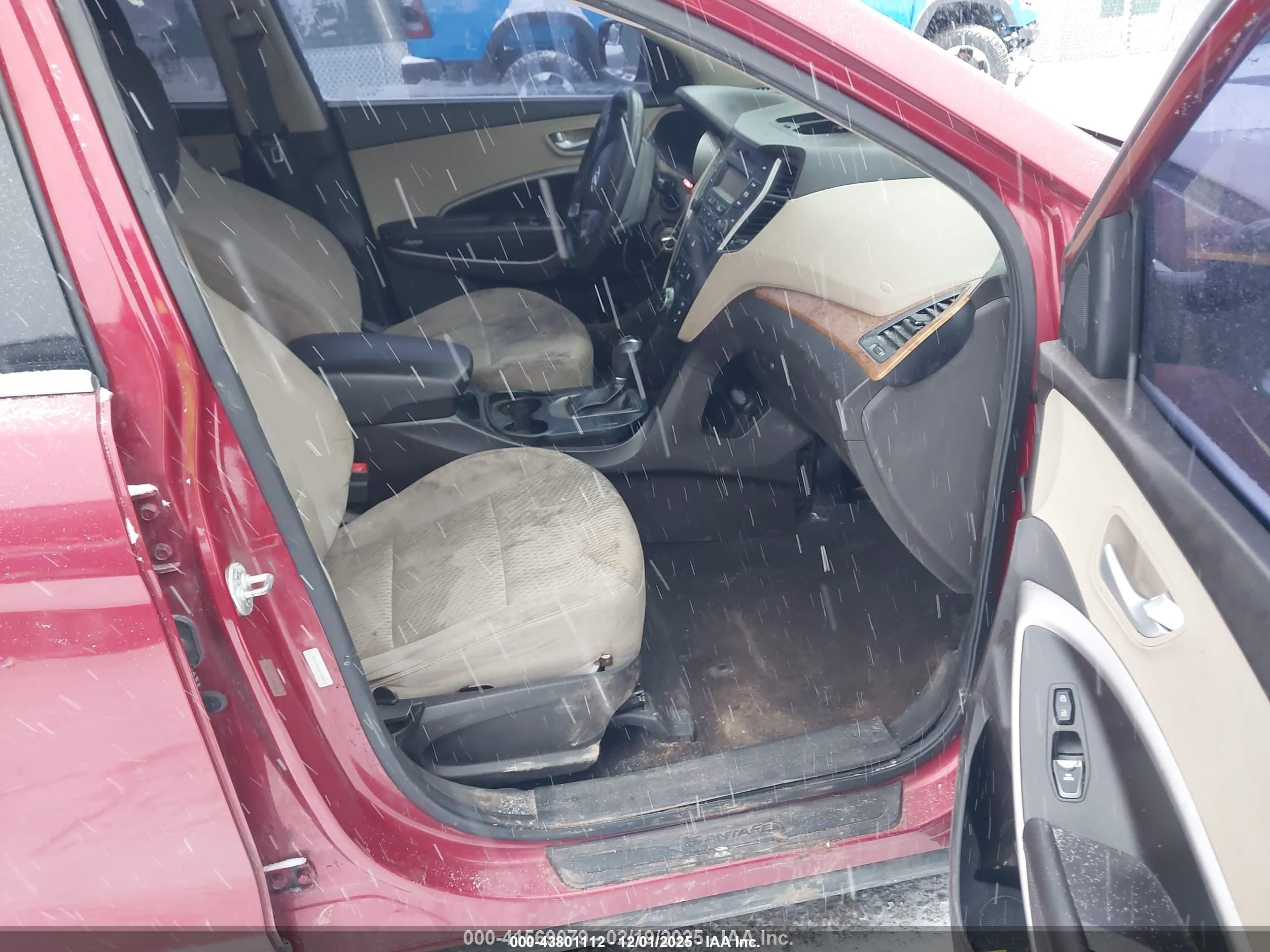 2015 Hyundai Santa Fe Sport 2.4l Maroon vin: 5XYZT3LB2FG282917