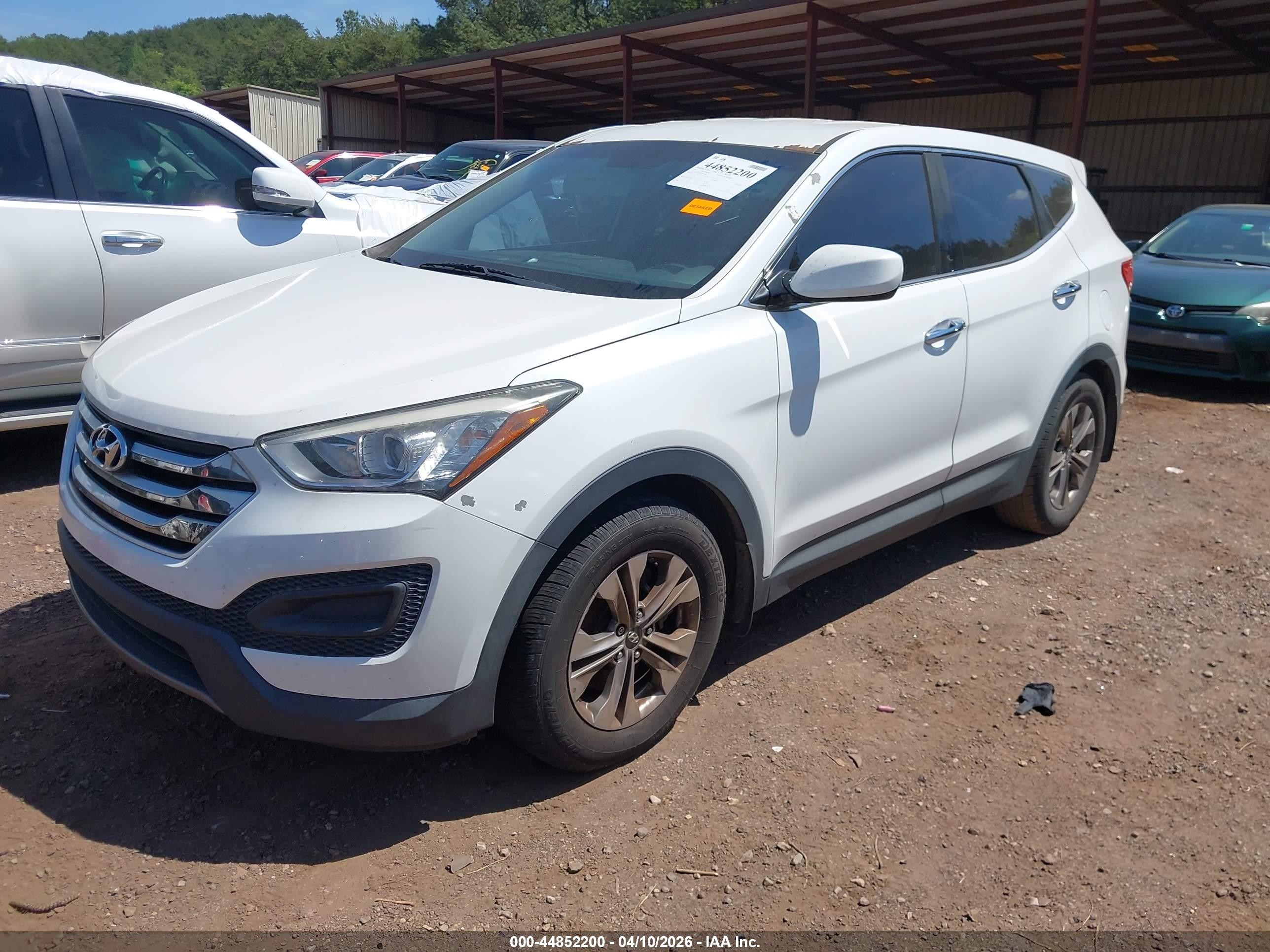 2015 Hyundai Santa Fe Sport 2.4l White vin: 5XYZT3LB2FG287681
