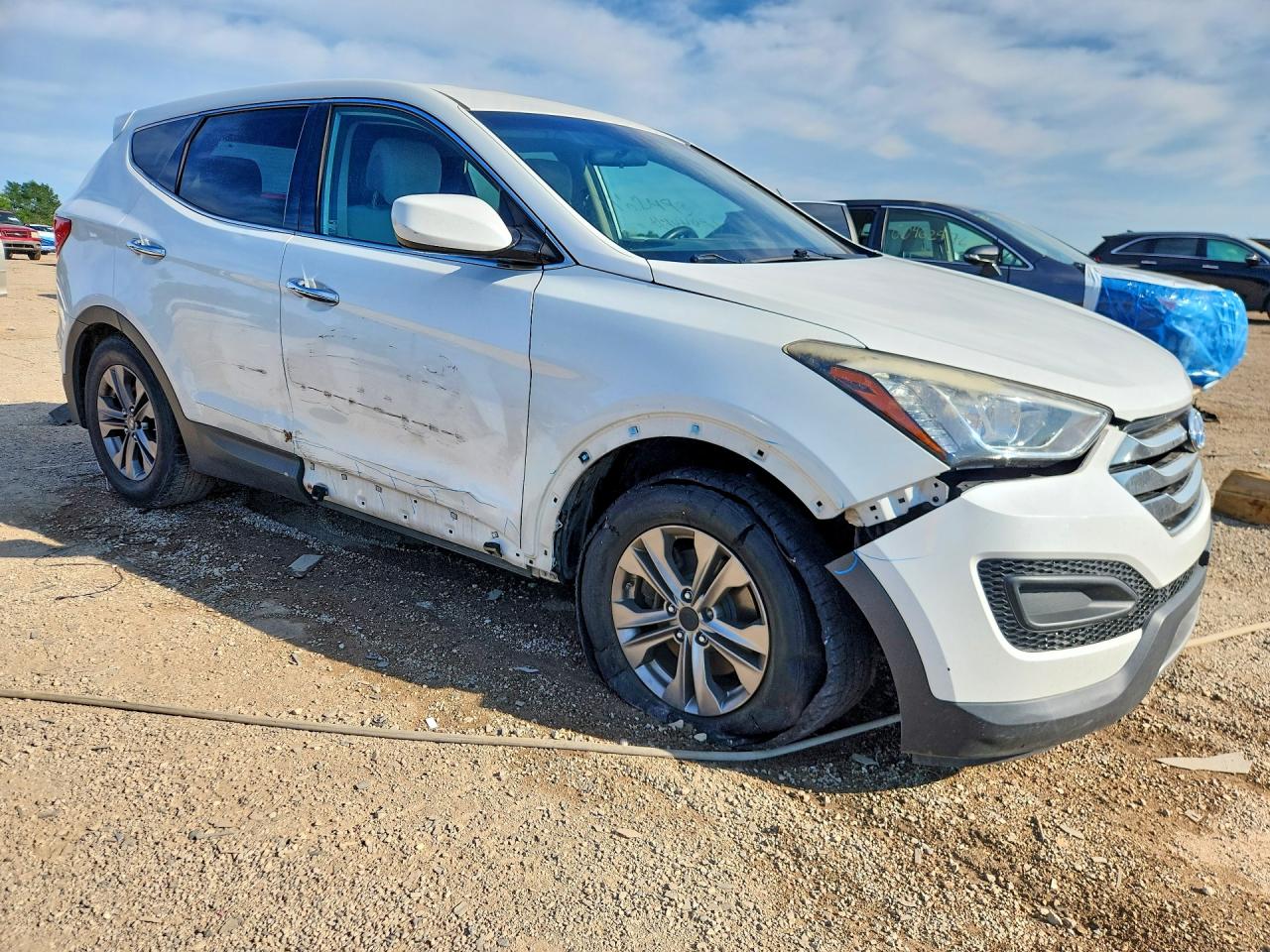 2016 Hyundai Santa Fe Sport 2.4l White vin: 5XYZT3LB2GG359318