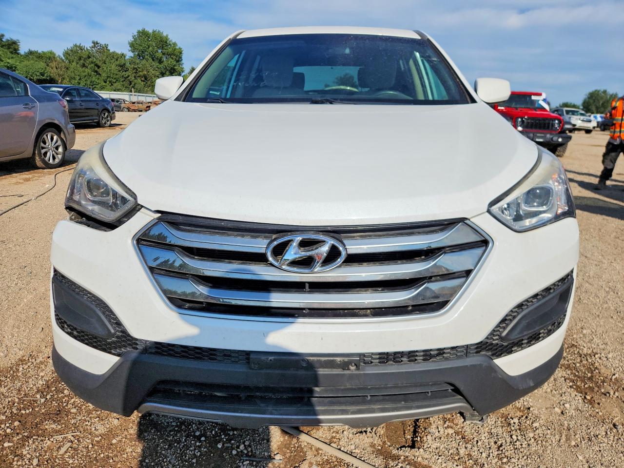 2016 Hyundai Santa Fe Sport 2.4l White vin: 5XYZT3LB2GG359318