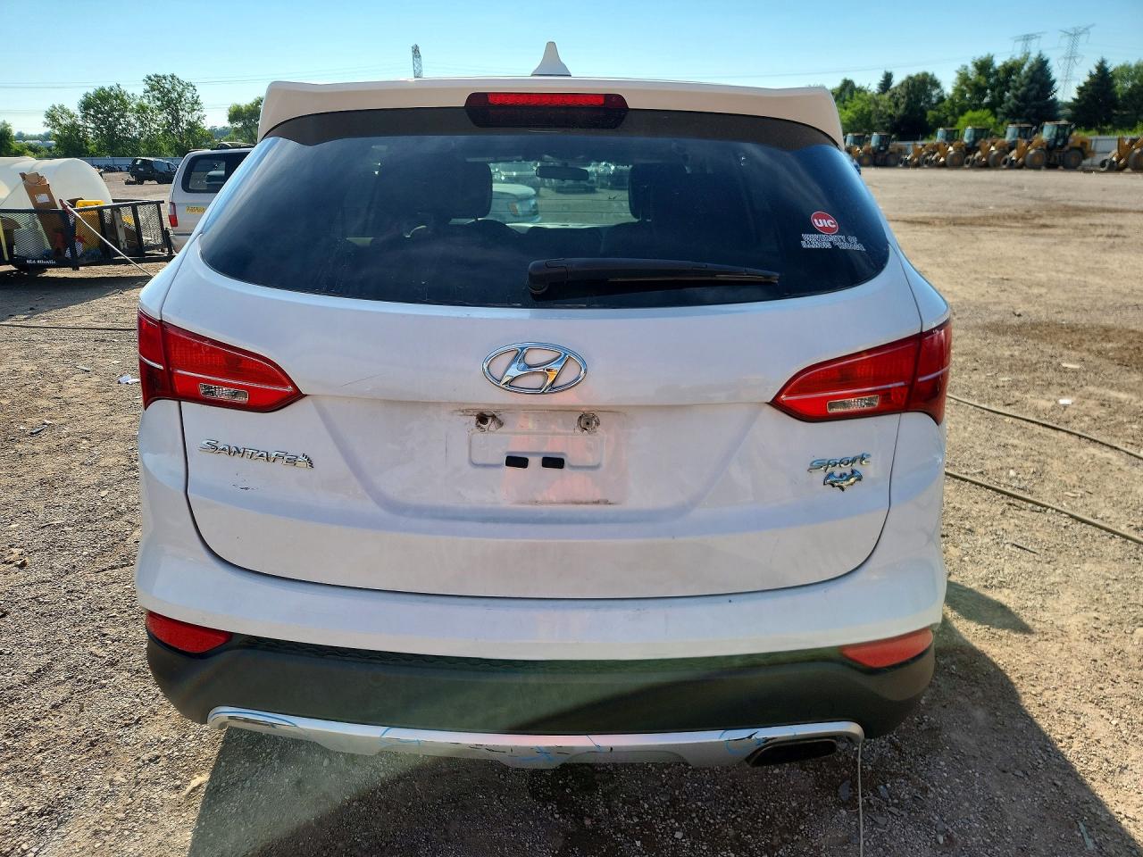 2016 Hyundai Santa Fe Sport 2.4l White vin: 5XYZT3LB2GG359318