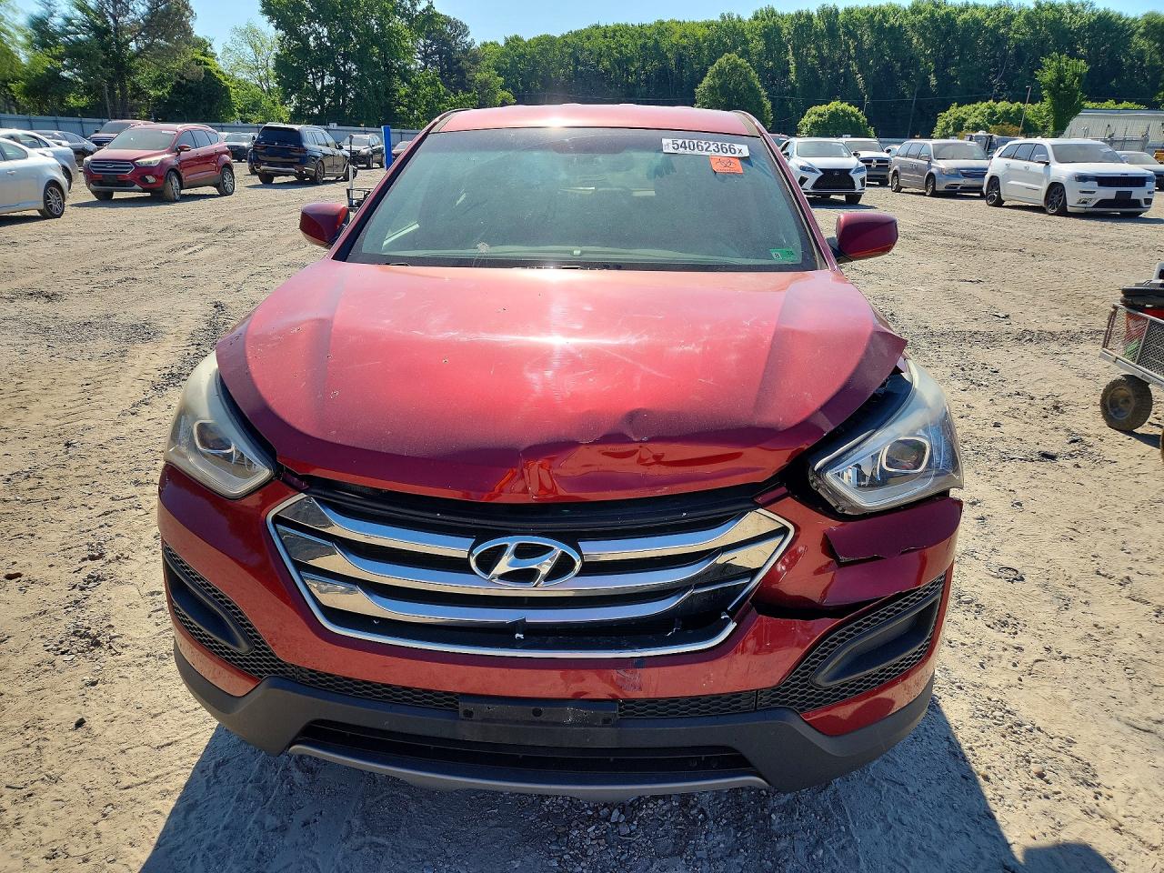 2016 Hyundai Santa Fe Sport 2.4l Темно-бордовый vin: 5XYZT3LB2GG378905