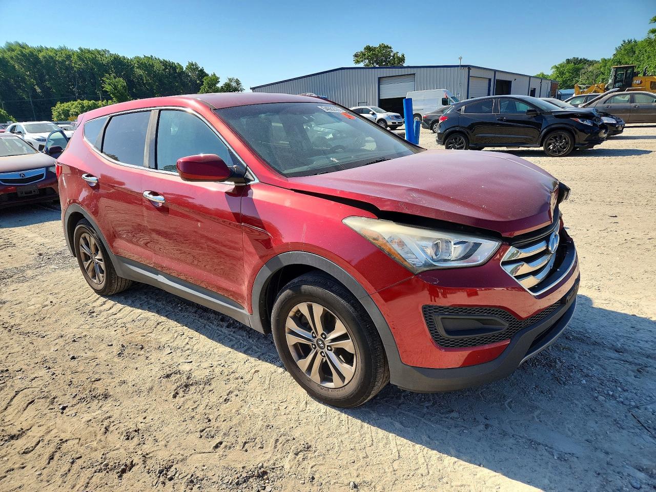 2016 Hyundai Santa Fe Sport 2.4l Темно-бордовый vin: 5XYZT3LB2GG378905