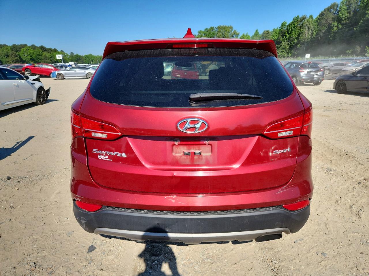 2016 Hyundai Santa Fe Sport 2.4l Темно-бордовый vin: 5XYZT3LB2GG378905