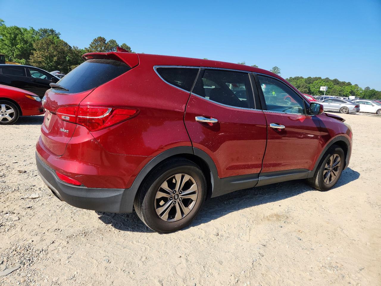 2016 Hyundai Santa Fe Sport 2.4l Темно-бордовый vin: 5XYZT3LB2GG378905