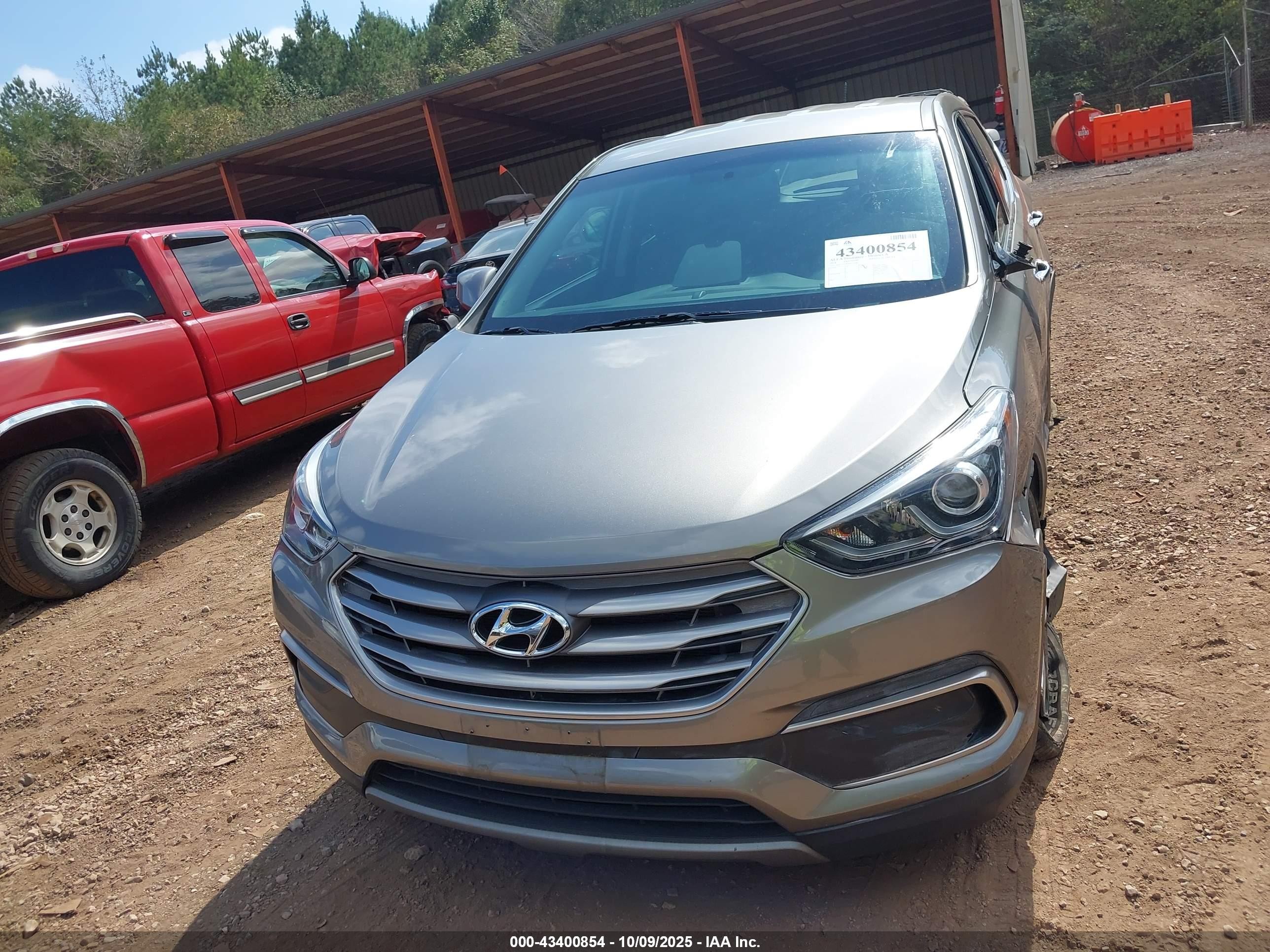 2018 Hyundai Santa Fe Sport 2.4l Серый vin: 5XYZT3LB2JG532410