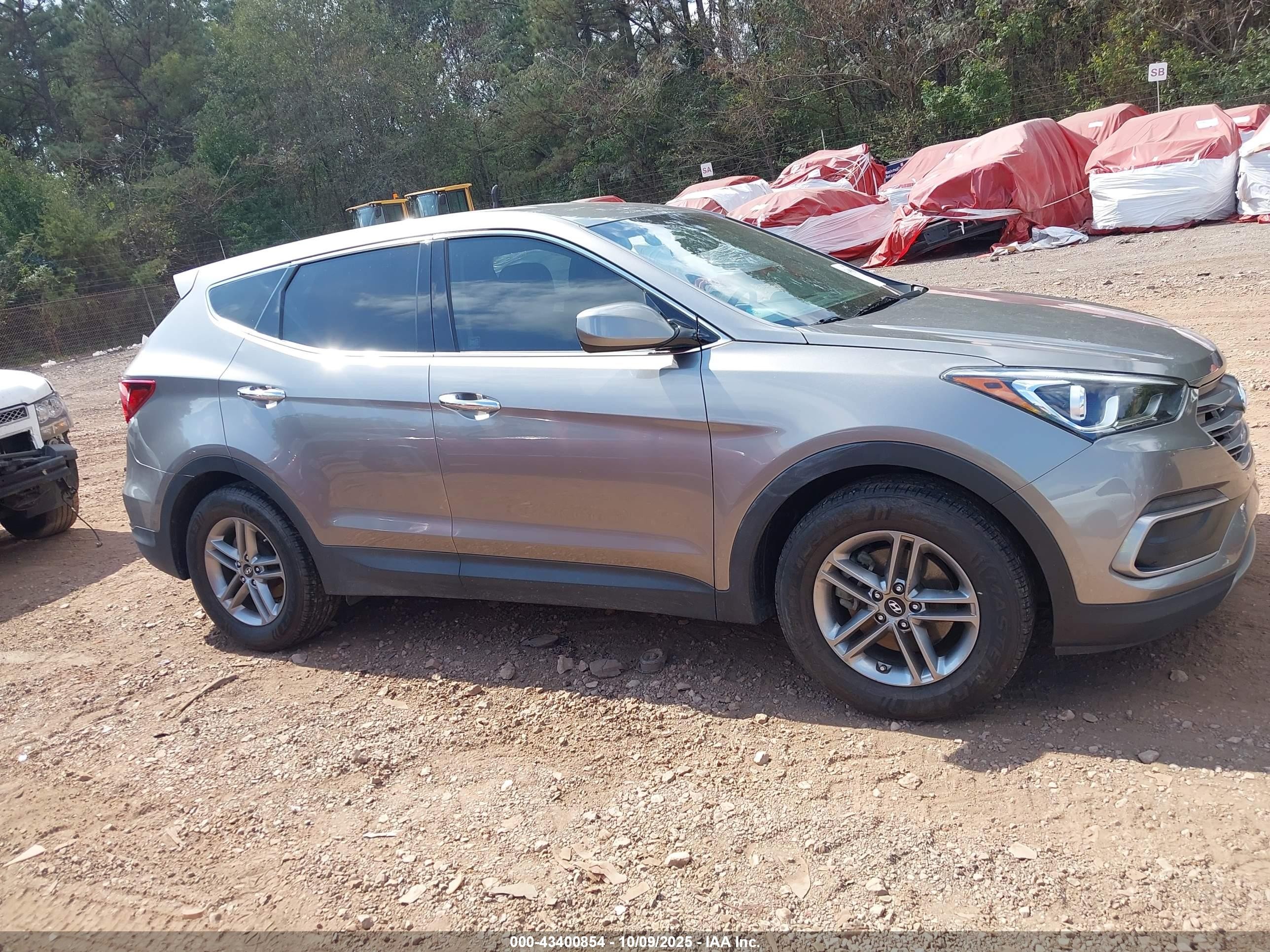 2018 Hyundai Santa Fe Sport 2.4l Серый vin: 5XYZT3LB2JG532410