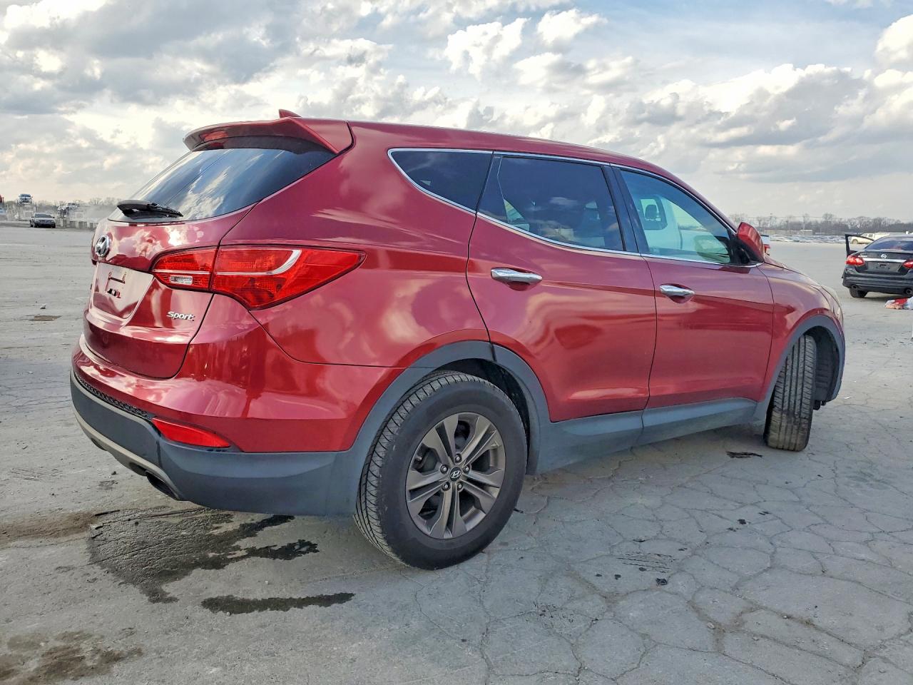 2013 Hyundai Santa Fe Sport 2.4l Red vin: 5XYZT3LB3DG002757