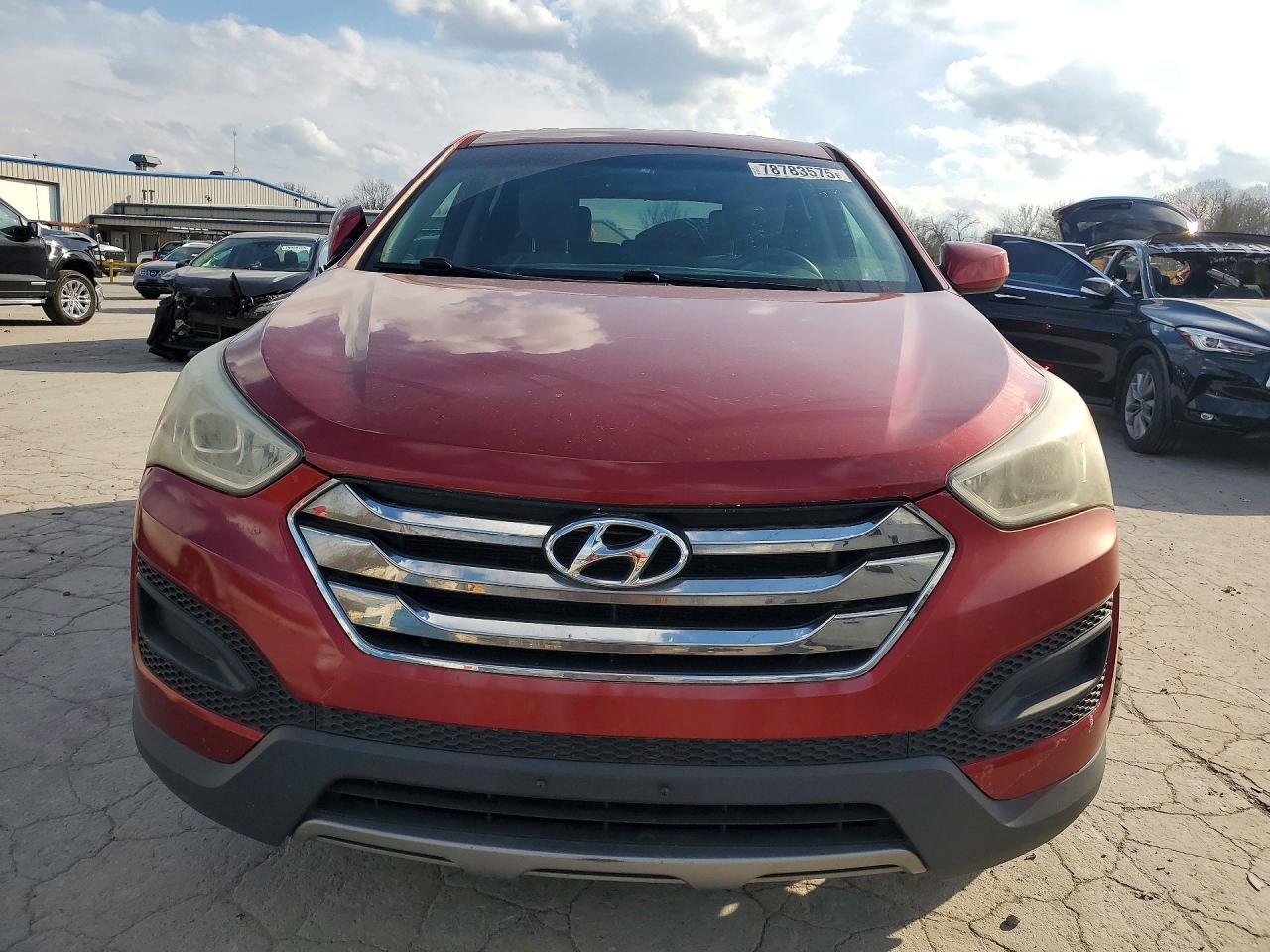 2013 Hyundai Santa Fe Sport 2.4l Red vin: 5XYZT3LB3DG002757