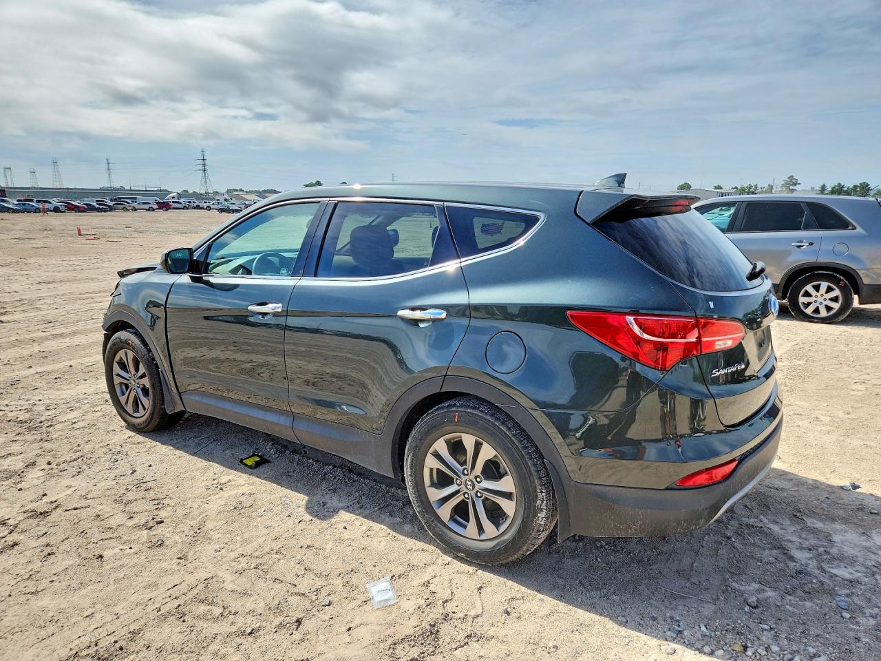 2013 Hyundai Santa Fe Sport 2.4l Green vin: 5XYZT3LB3DG062263
