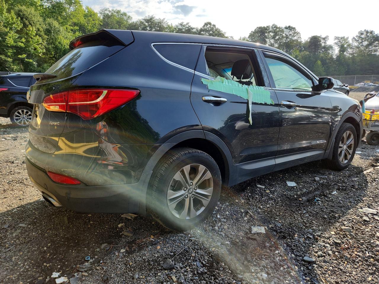 2013 Hyundai Santa Fe Sport 2.4l Black vin: 5XYZT3LB3DG119092