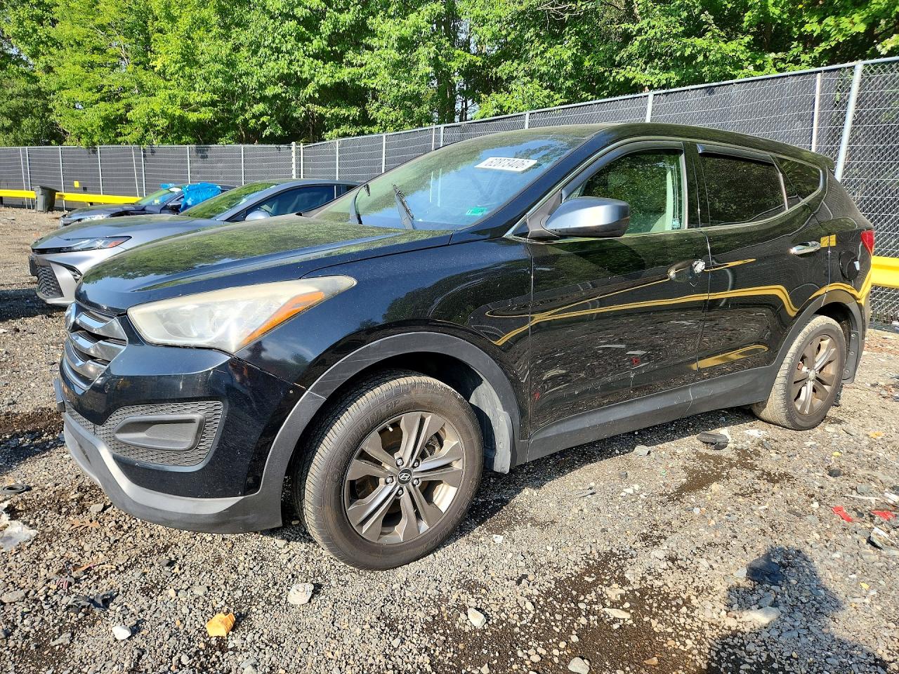 2013 Hyundai Santa Fe Sport 2.4l Black vin: 5XYZT3LB3DG119092