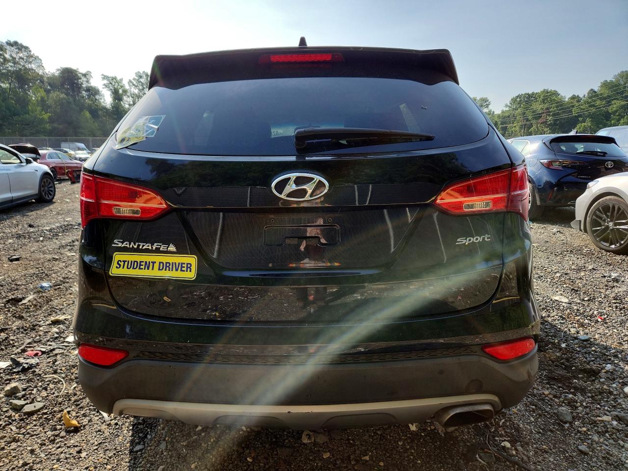 2013 Hyundai Santa Fe Sport 2.4l Black vin: 5XYZT3LB3DG119092