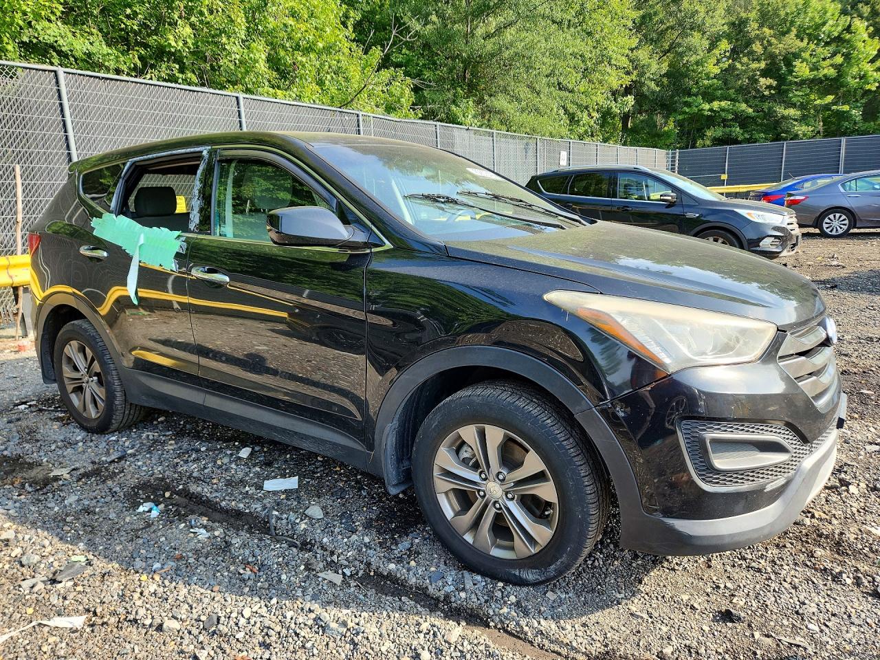 2013 Hyundai Santa Fe Sport 2.4l Black vin: 5XYZT3LB3DG119092