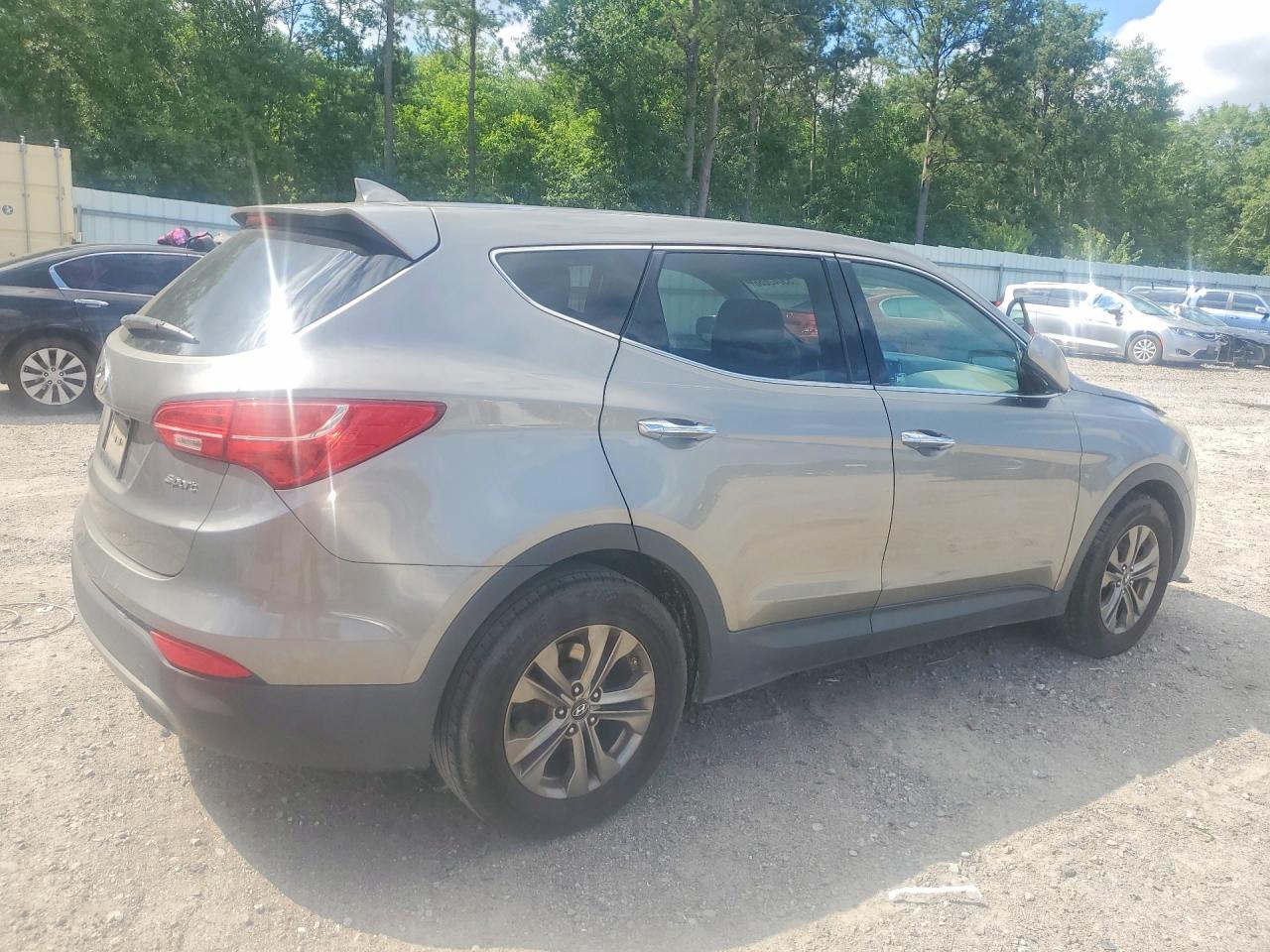 2013 Hyundai Santa Fe Sport 2.4l Silver vin: 5XYZT3LB3DG119299