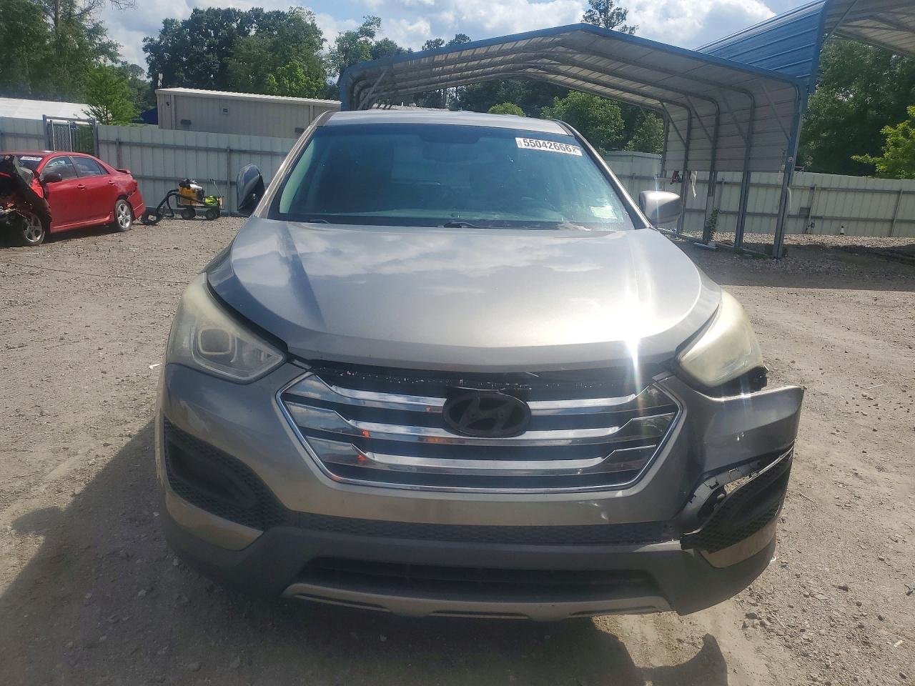2013 Hyundai Santa Fe Sport 2.4l Silver vin: 5XYZT3LB3DG119299